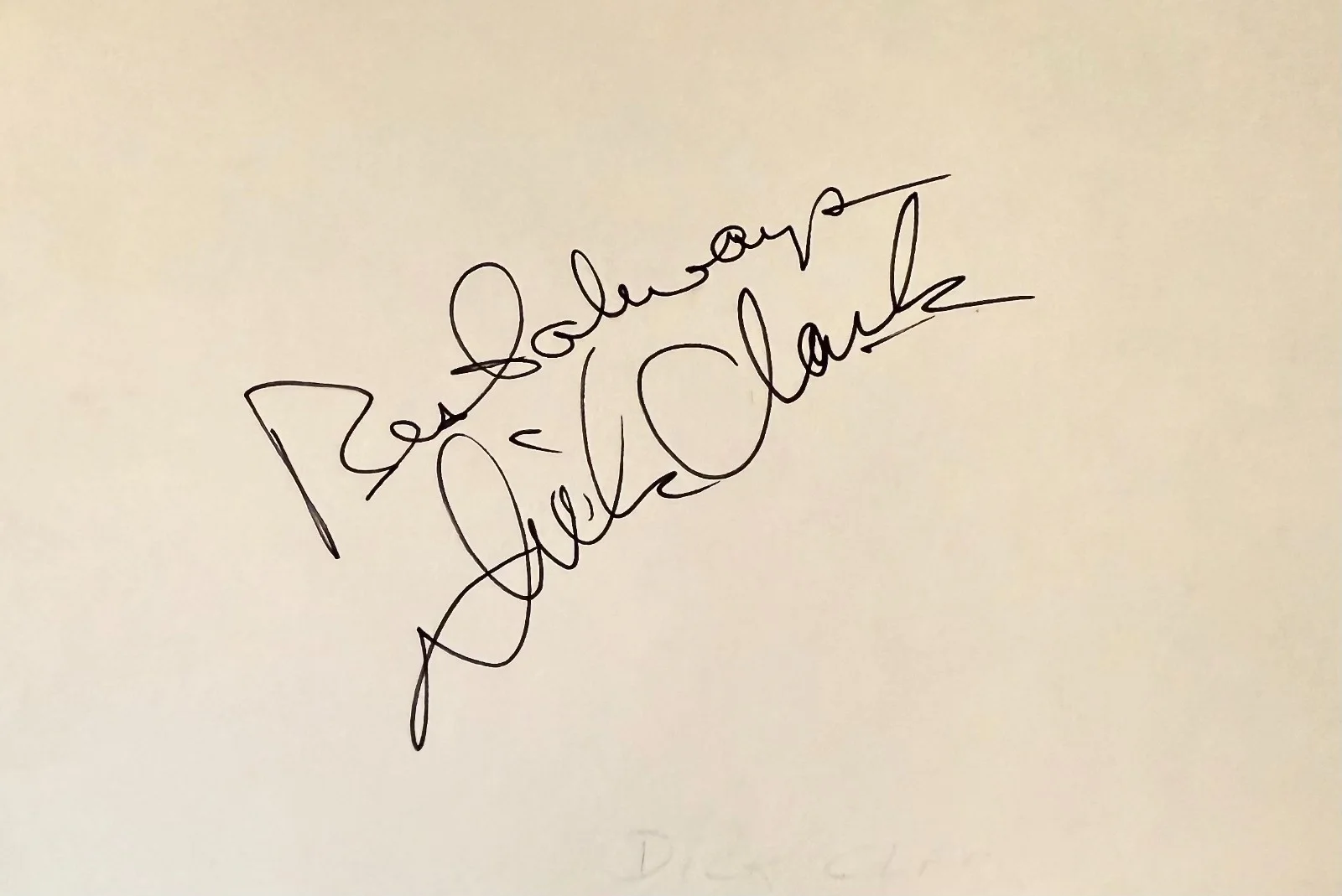 Dick Clark — DICK CLARK Signed Autographed 4x6 INDEX CARD American Bandstand TV & Radio Host, изображение 3
