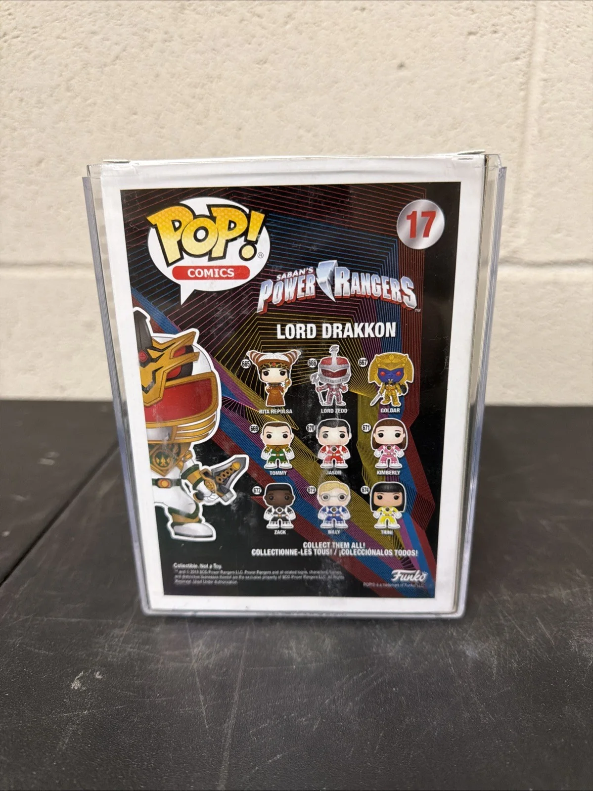 Funko Pop Jason David Frank Signed Autographed Lord Drakkon Power RangersCOA JSA, image 3