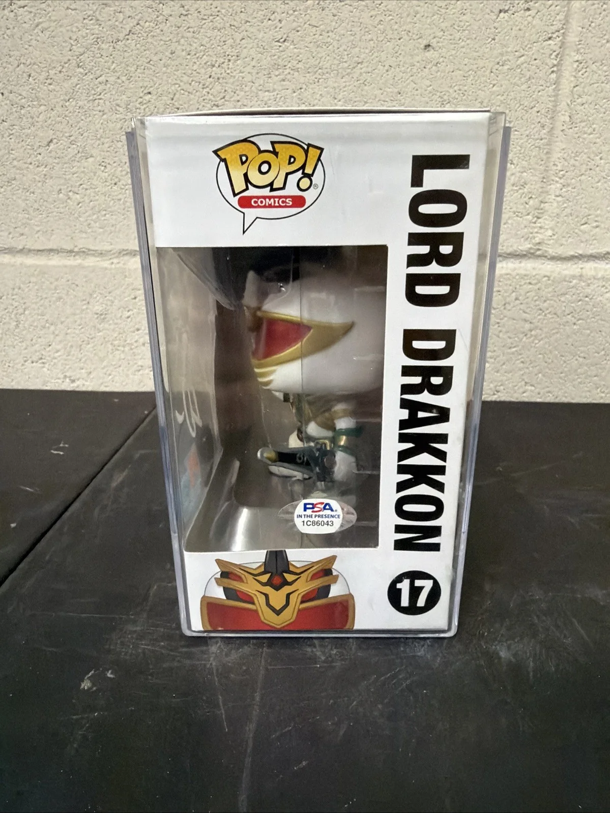 Funko Pop Jason David Frank Signed Autographed Lord Drakkon Power RangersCOA JSA, image 4