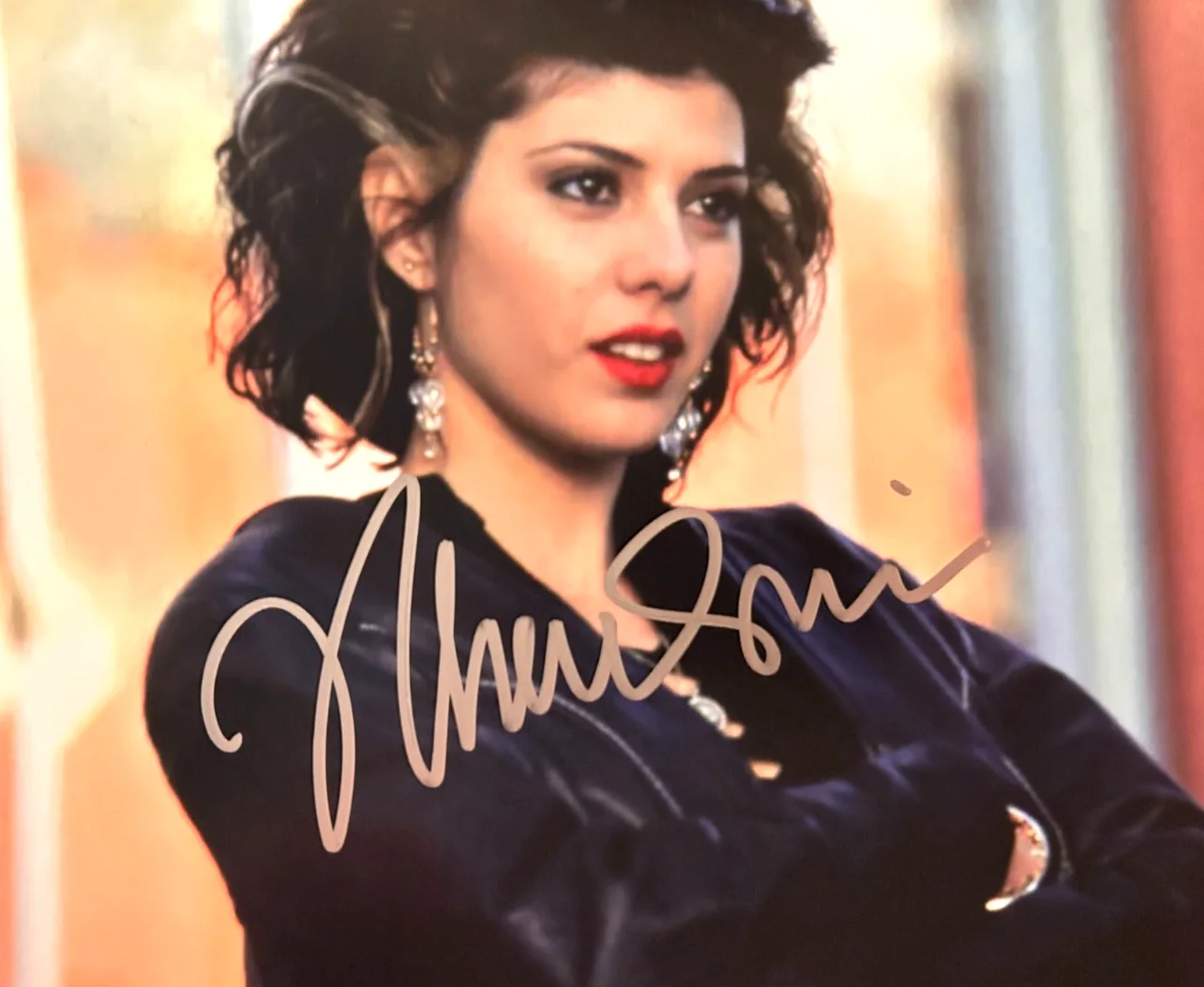 Marisa Tomei — Marisa Tomei Signed (MY COUSIN VINNY) 8x10" Authentic Original Autograph w/COA, изображение 3