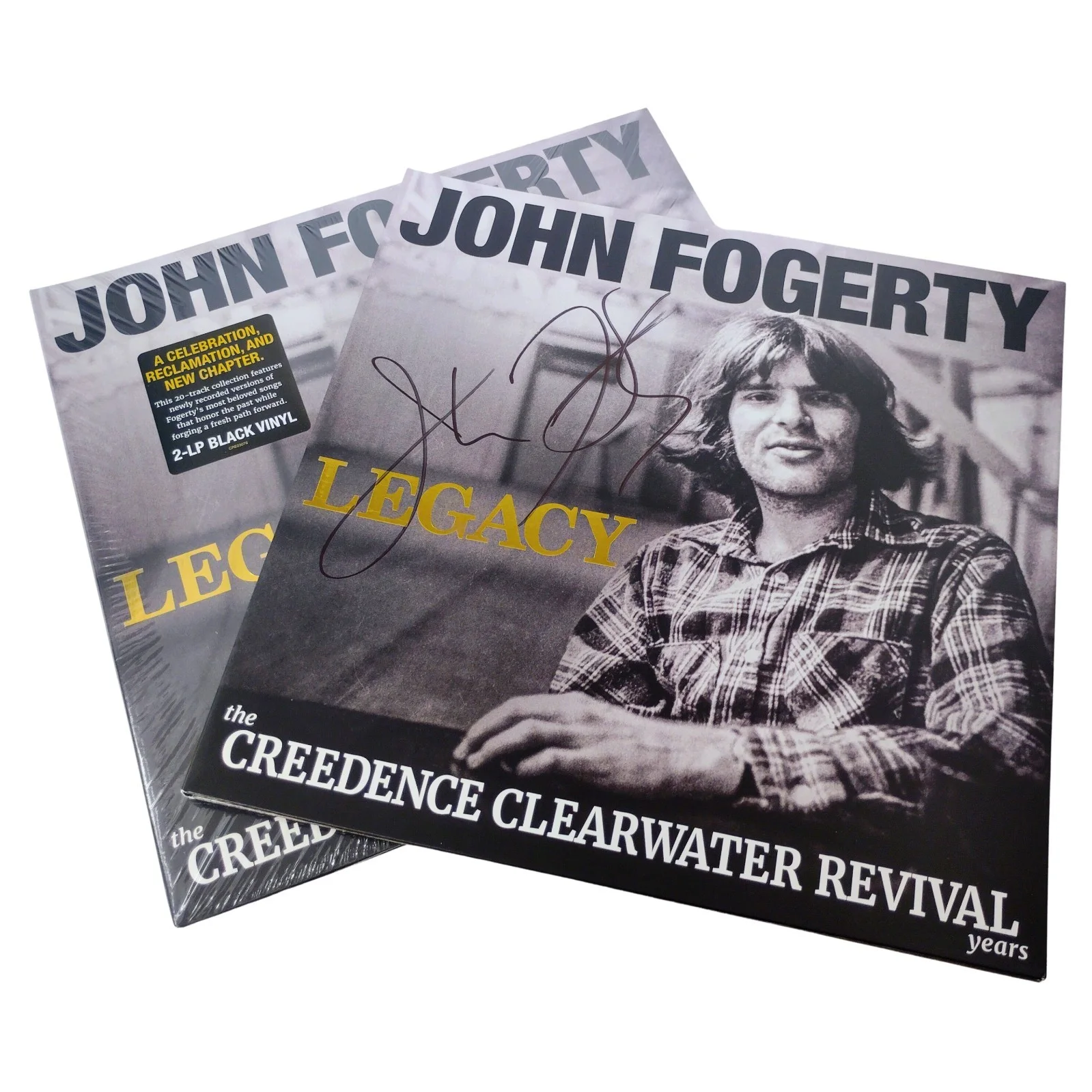 John Fogerty — John Fogerty Signed Legacy Creedence Clearwater Revival Vinyl Cover Beckett CCR
