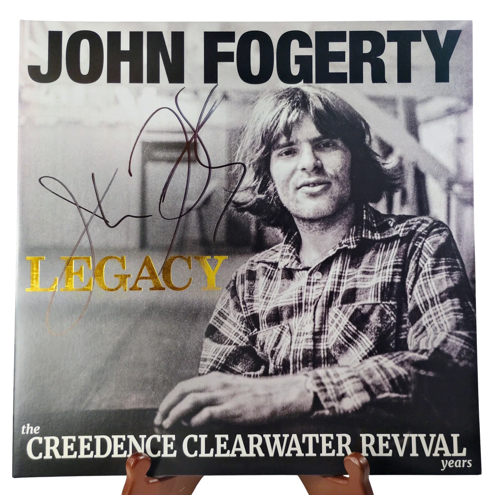 John Fogerty — John Fogerty Signed Legacy Creedence Clearwater Revival Vinyl Cover Beckett CCR, изображение 2