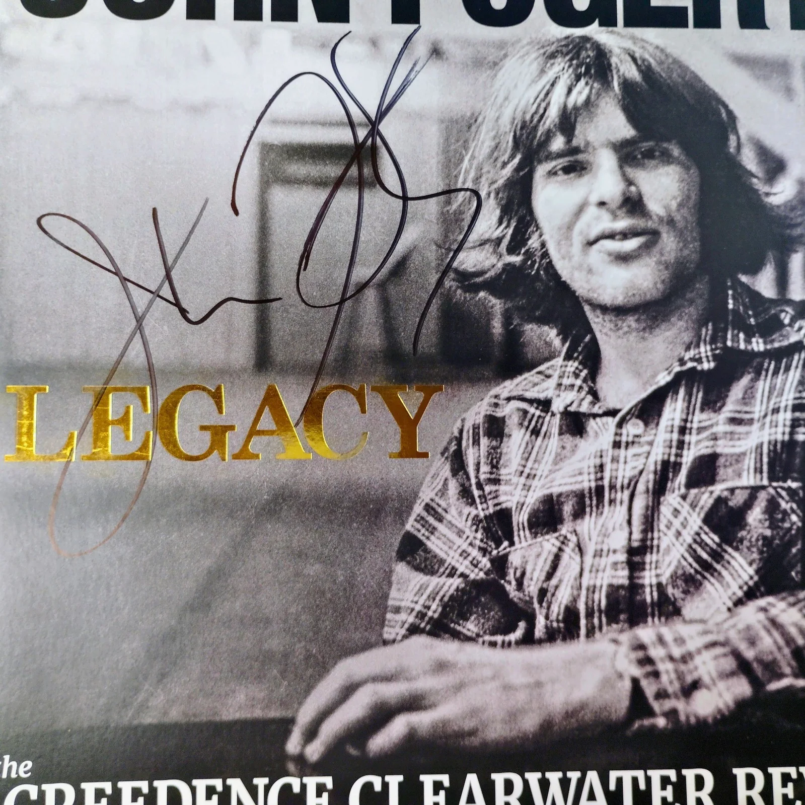John Fogerty — John Fogerty Signed Legacy Creedence Clearwater Revival Vinyl Cover Beckett CCR, изображение 5