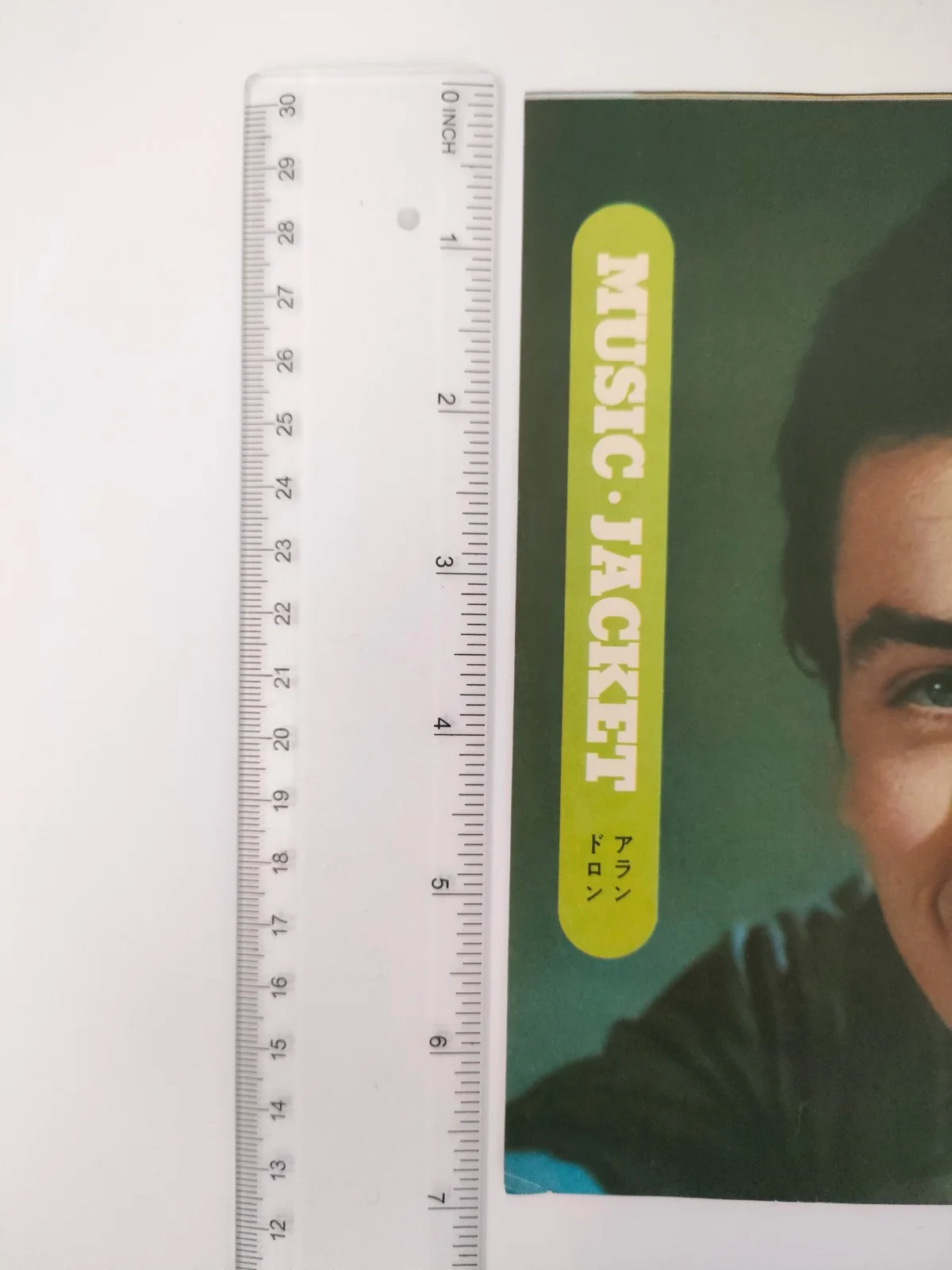 Alain Delon 1964 Vintage Pin Up Japanese Magazine Clipping 7" Color 60s Japan, изображение 4