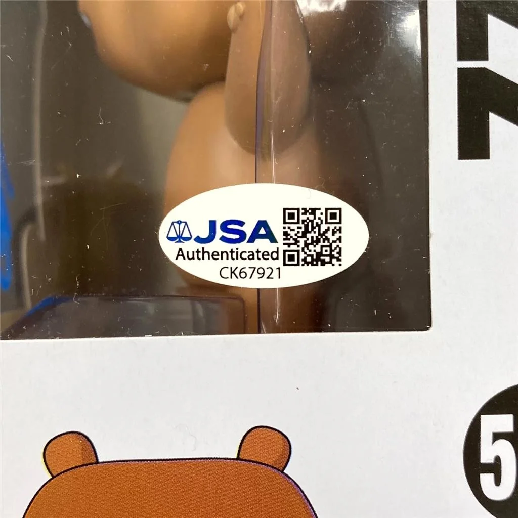 Eric Edelstein signed Grizz We Bare Bears Funko Pop #549 autograph (B) ~ JSA, image 3