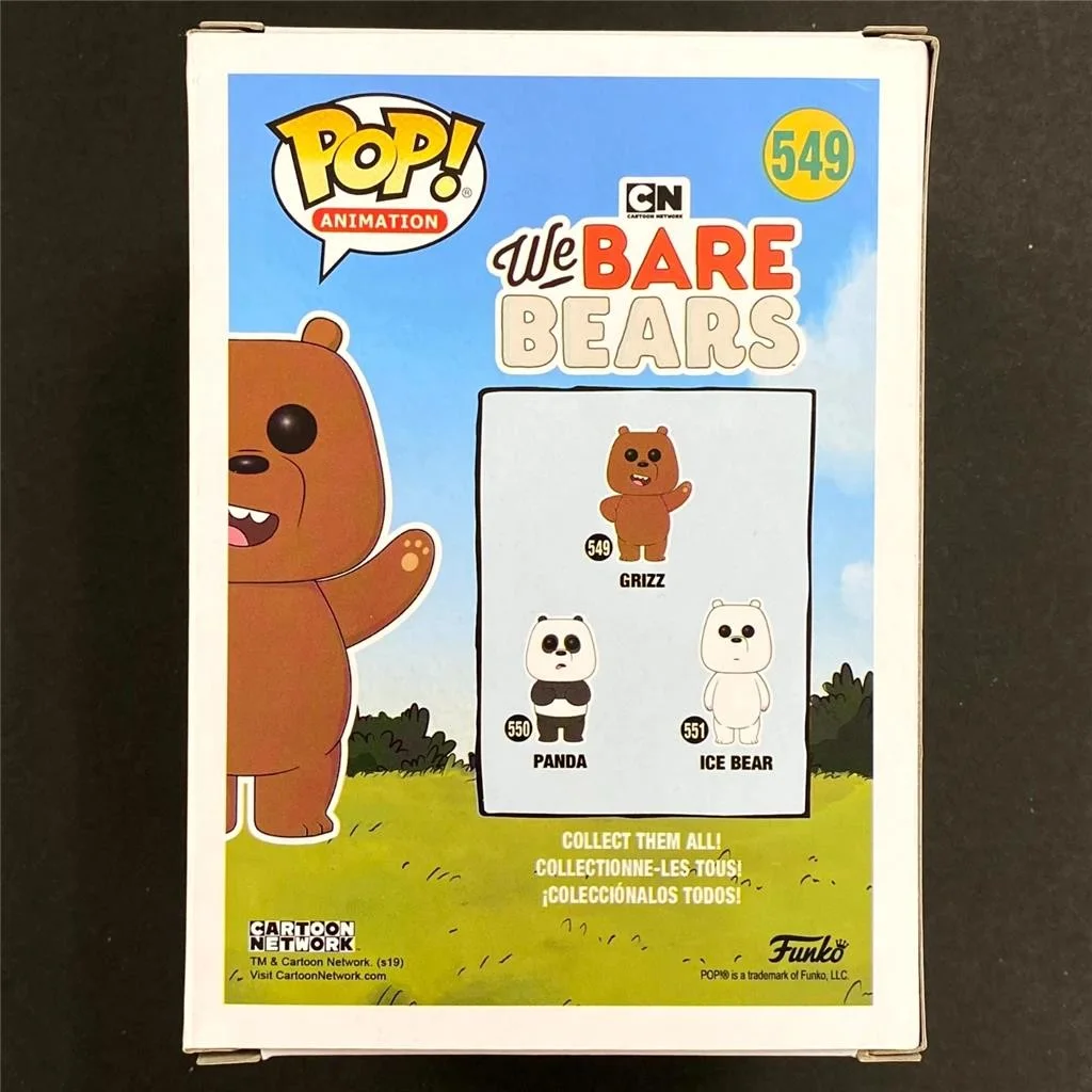 Eric Edelstein signed Grizz We Bare Bears Funko Pop #549 autograph (B) ~ JSA, image 4