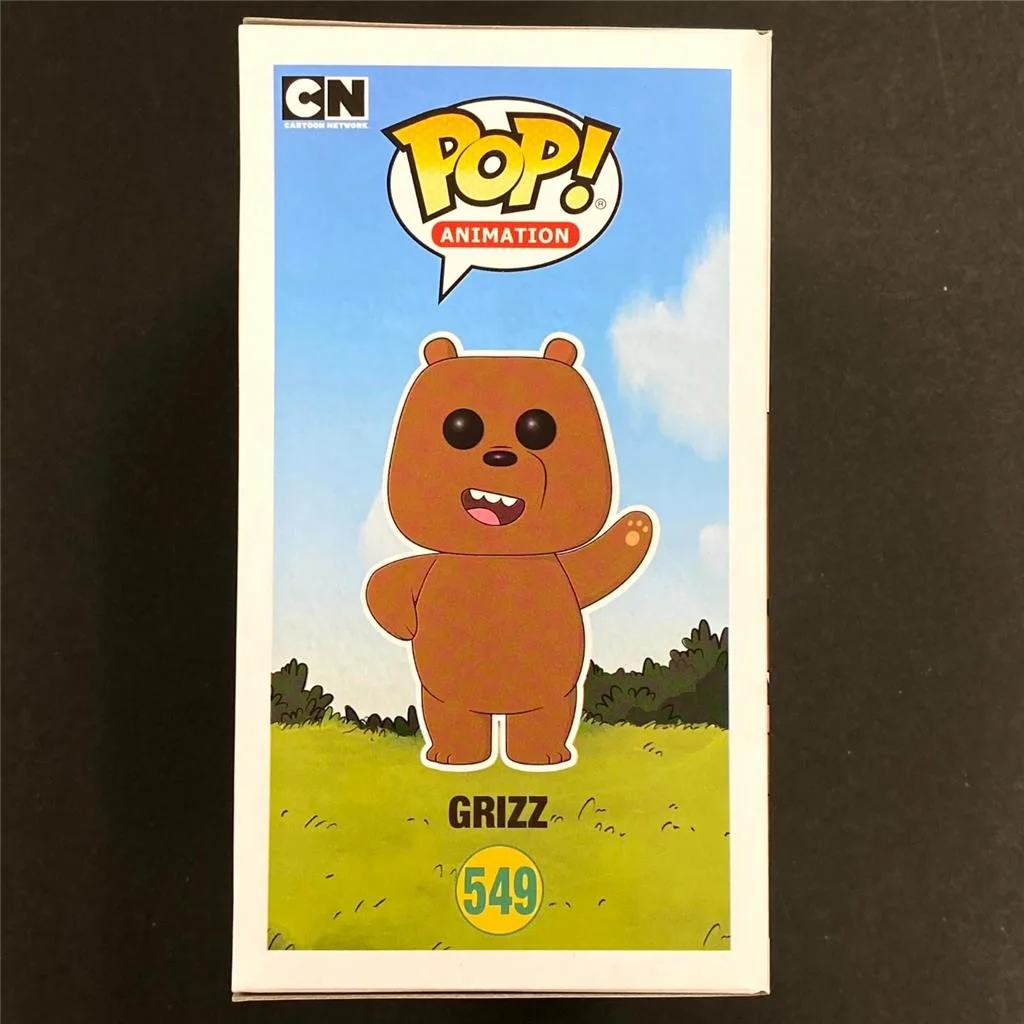 Eric Edelstein signed Grizz We Bare Bears Funko Pop #549 autograph (B) ~ JSA, image 5