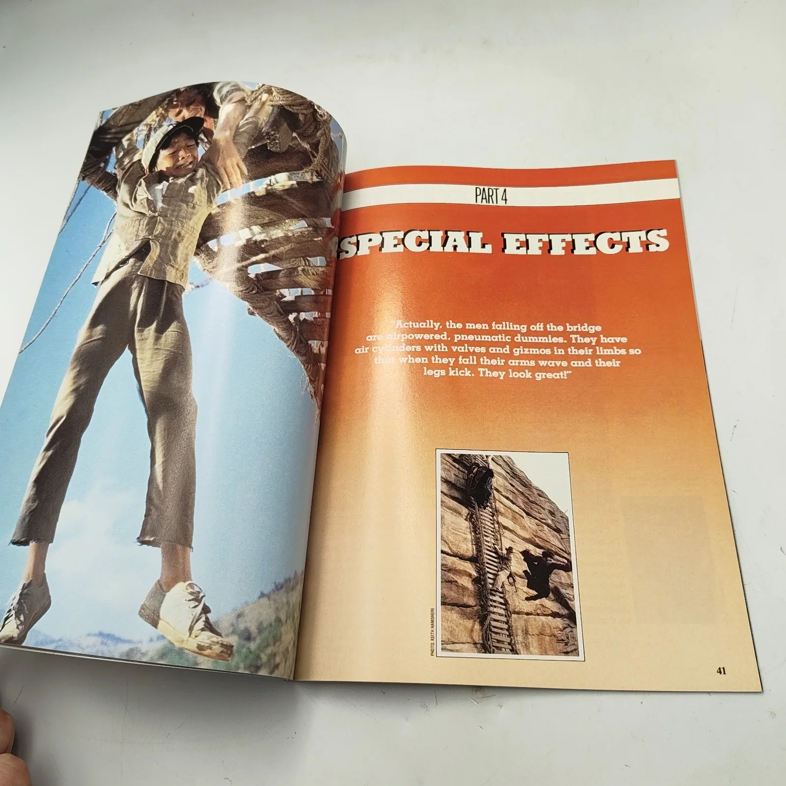 Indiana Jones and the Temple of Doom Movie Programme 1984 Official Collectors Ed, изображение 5