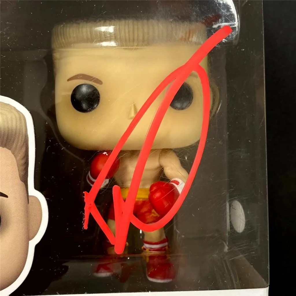Robert Englund — Dolph Lundgren signed Ivan Drago Rocky Funko Pop Figure 1715 (A) autograph ~ JSA, image 2