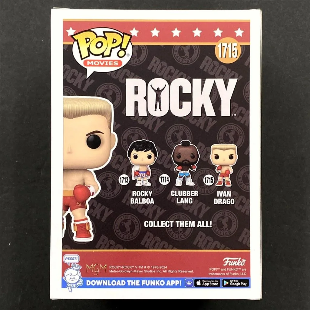 Robert Englund — Dolph Lundgren signed Ivan Drago Rocky Funko Pop Figure 1715 (A) autograph ~ JSA, image 5