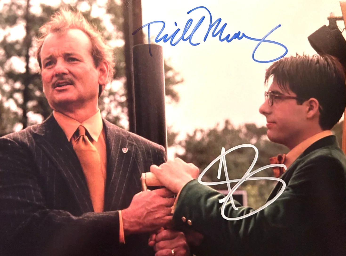 Bill Murray, Jason Schwartzman — Bill Murray, Jason Schwartzman 8x10" Authentic Original Autographs GENUINE w/COA