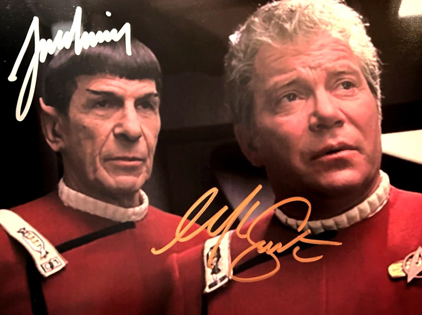Leonard Nimoy, William Shatner — STAR TREK Signed (Kirk & Spock) 8x10" Authentic Original Autograph GENUINE w/COA, изображение 3