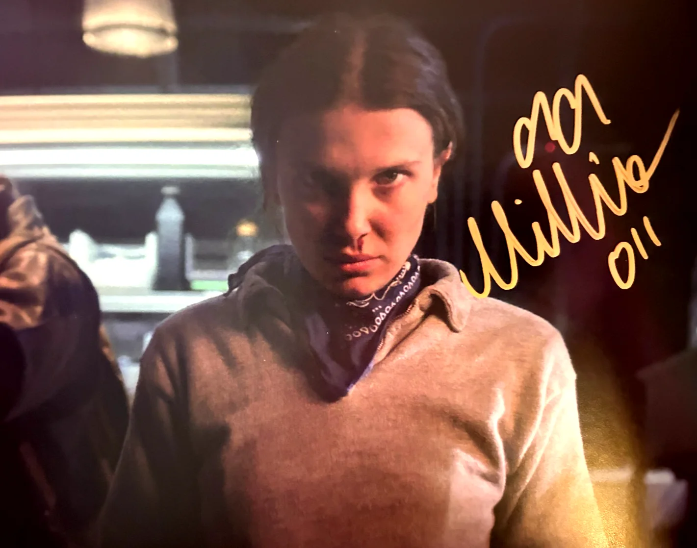 Millie Bobby Brown — Millie Bobby Brown Signed (STRANGER THINGS) 8x10" Authentic Autographs w/COA, image 3