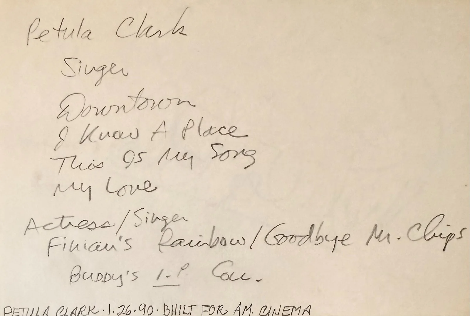 PETULA CLARK Signed Autographed 4x6 INDEX CARD SINGER Kiss Me Goodbye DOWNTOWN, image 4