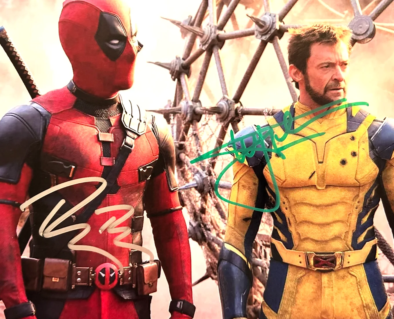 Ryan Reynolds, Hugh Jackman — DEADPOOL Signed (Ryan Reynolds, Hugh Jackman) 8x10" Authentic Autographs w/COA, image 5