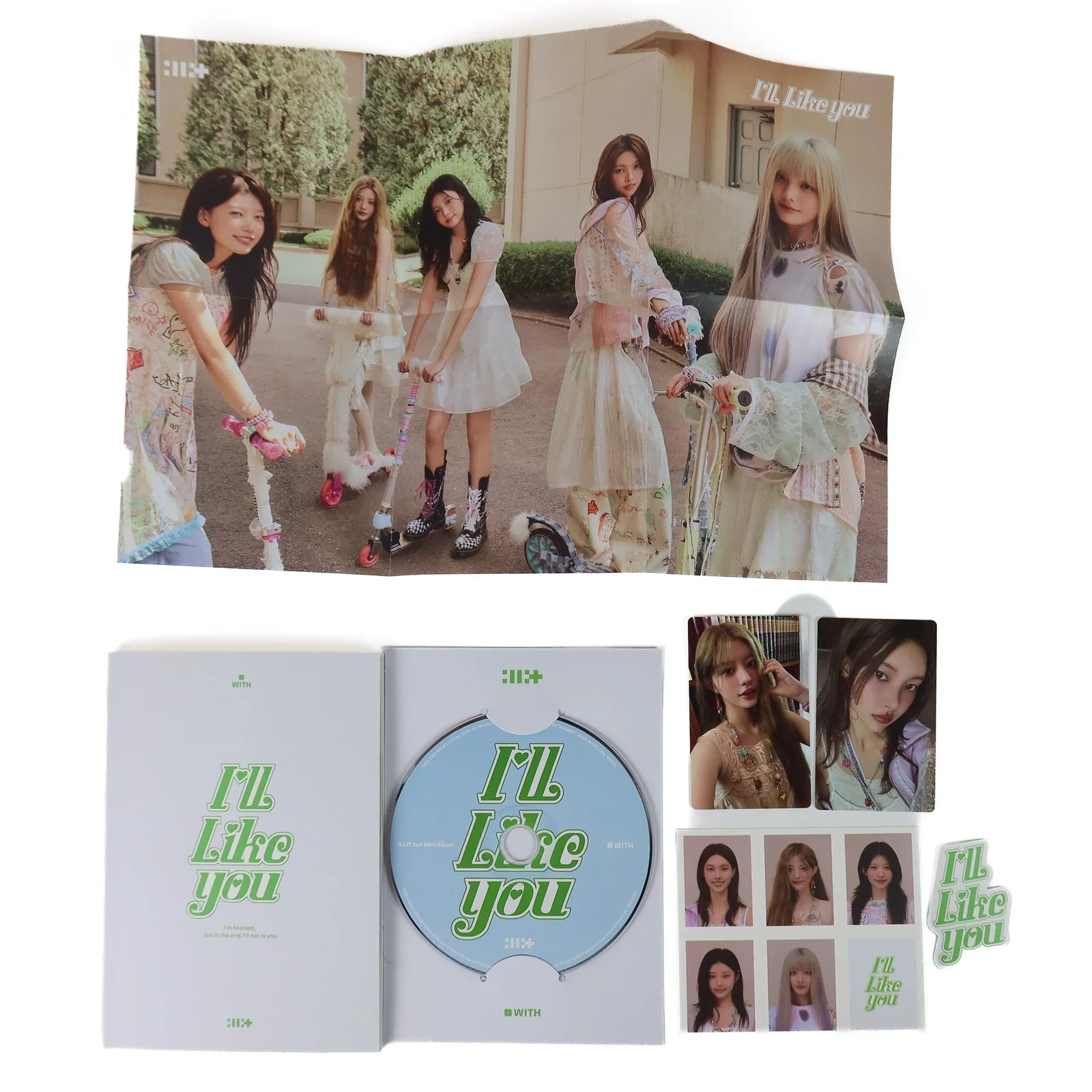 Illit - I'll Like You 2nd Mini Album Signed Autographed Promo CD 2024, image 2