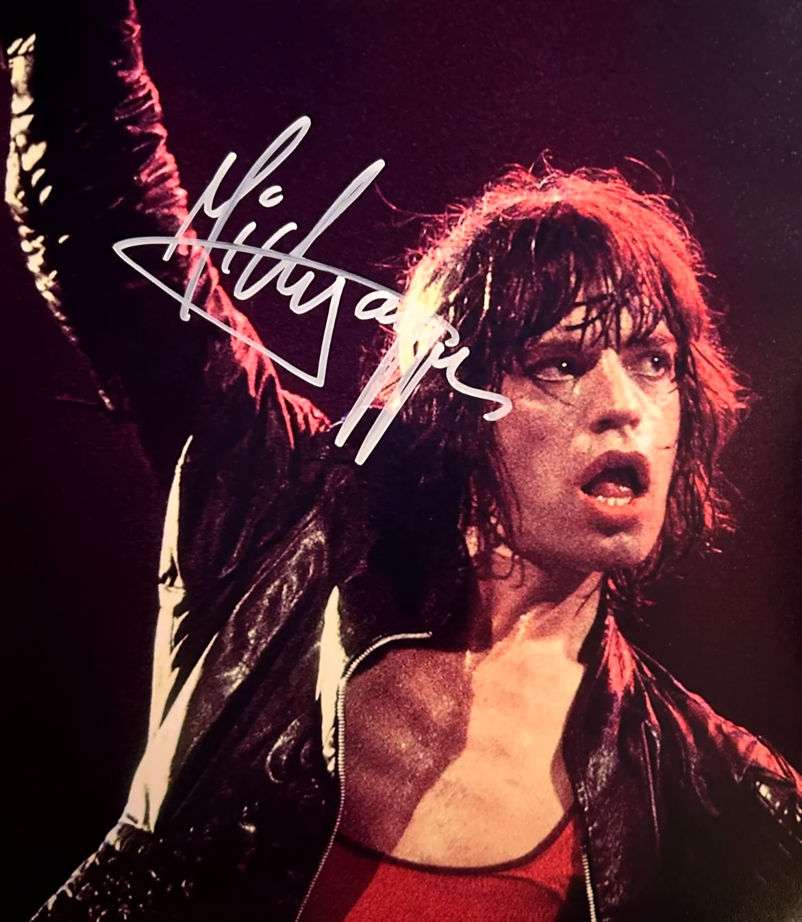 MICK JAGGER Signed (THE ROLLING STONES) 8x10" Authentic Original Autograph w/COA, image 3