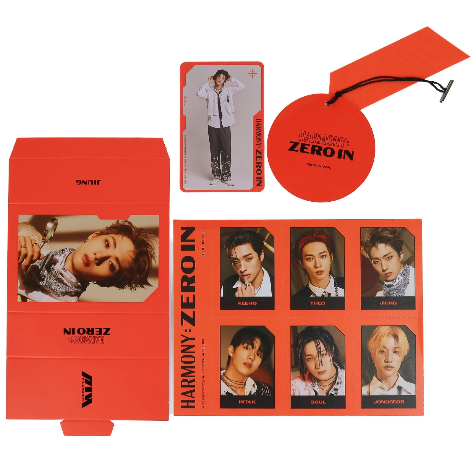 P1Harmony - Harmony: Zero In [Zero In Ver.] 4th Mini Album Signed CD Promo 2022, image 2