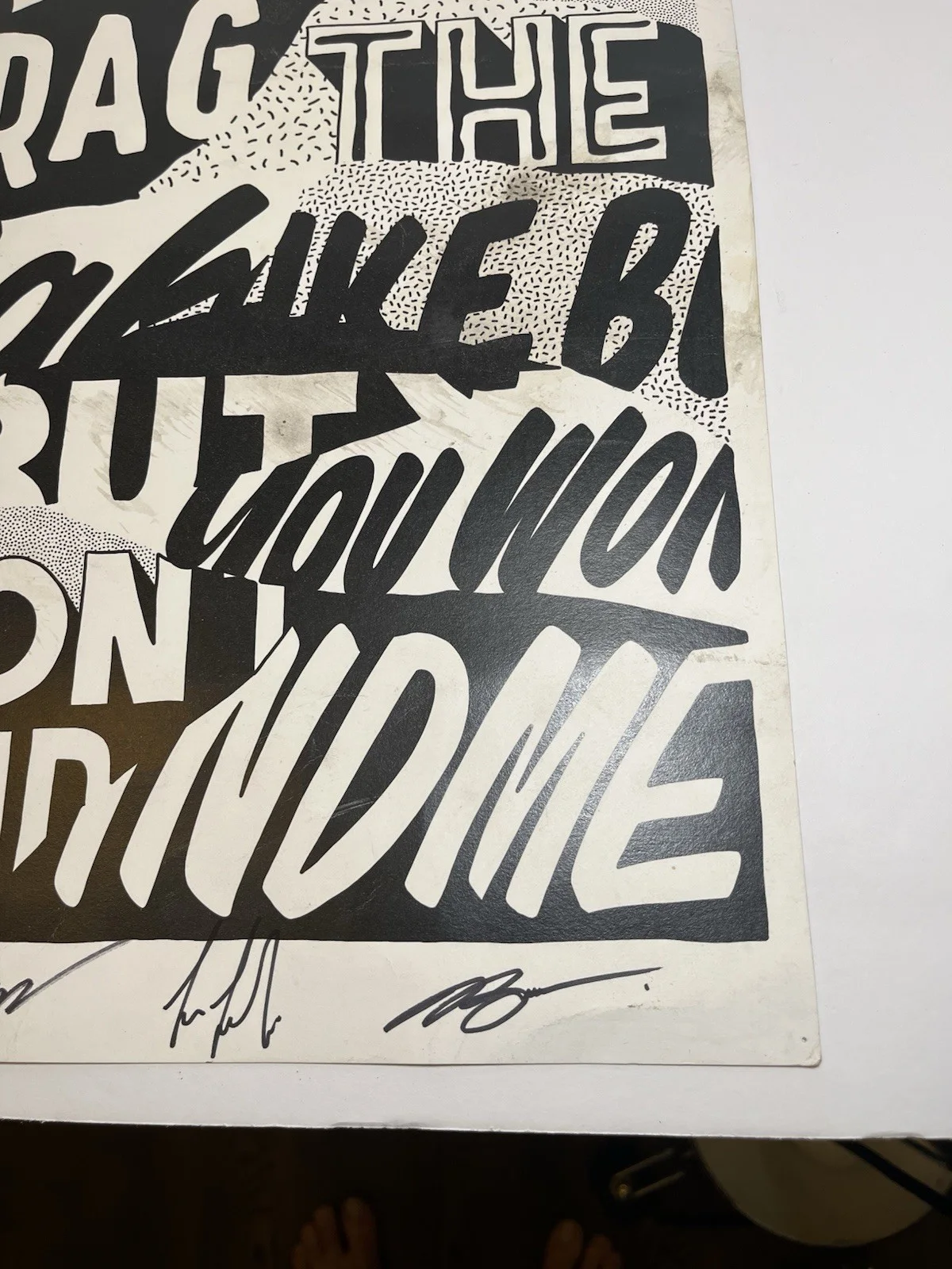 The Amity Affliction SIGNED Poster - You Can Drag The Lake But You Won't Find Me, изображение 3