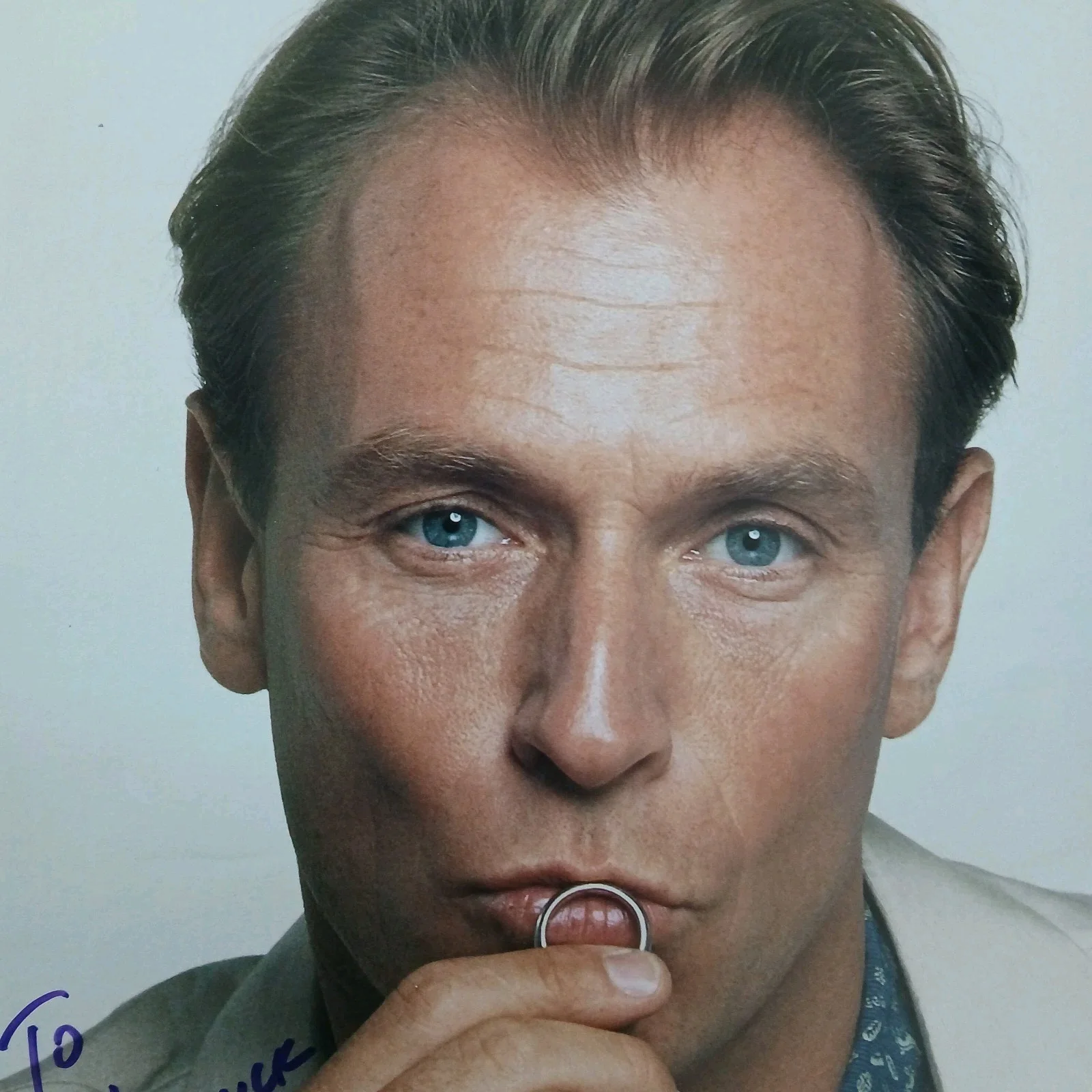 corbin bersen — corbin bersen signed picture dated '05 major league l a law the dentist general, изображение 3