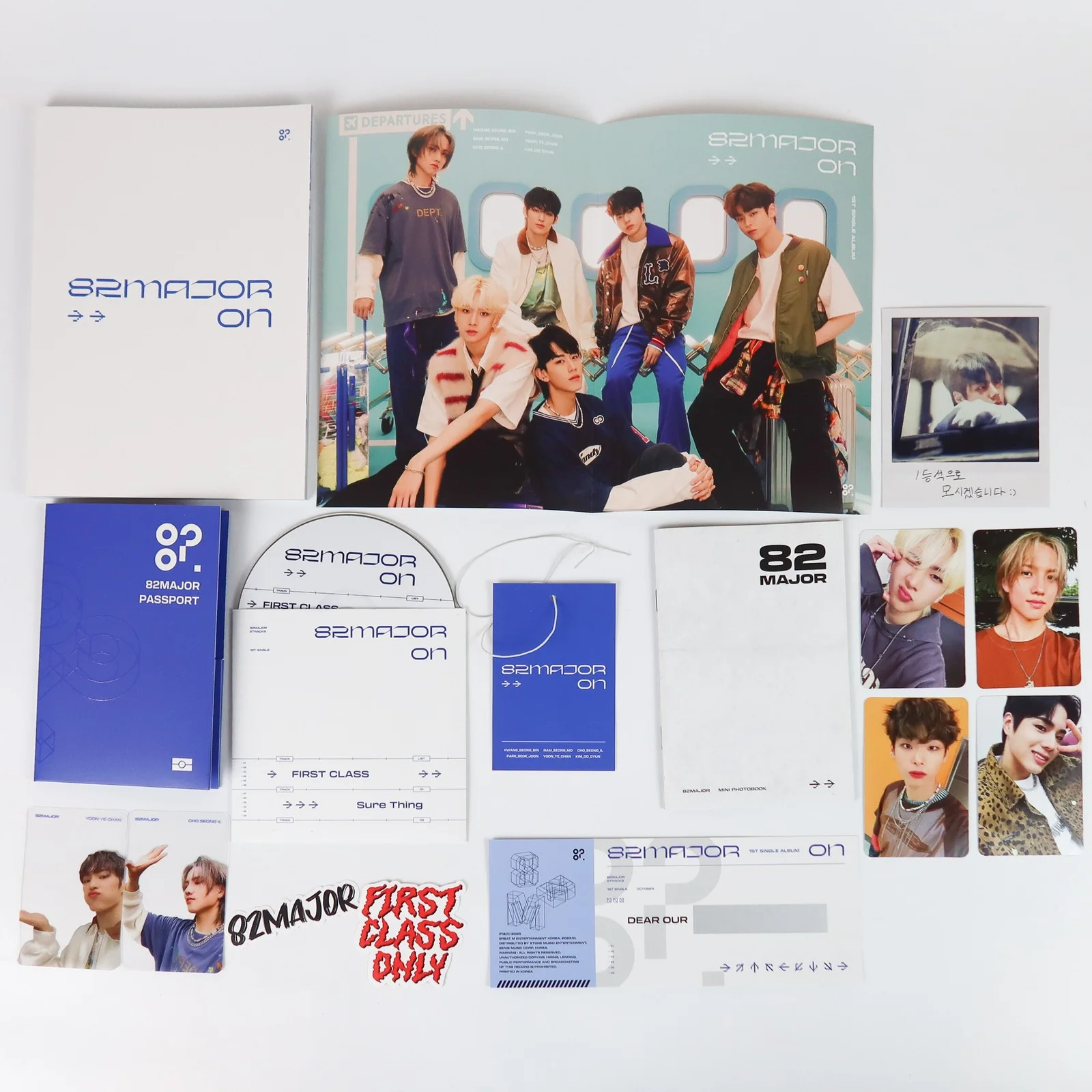 82Major - On 1st Single Album Signed Promo CD Album K-Pop 2023, image 2