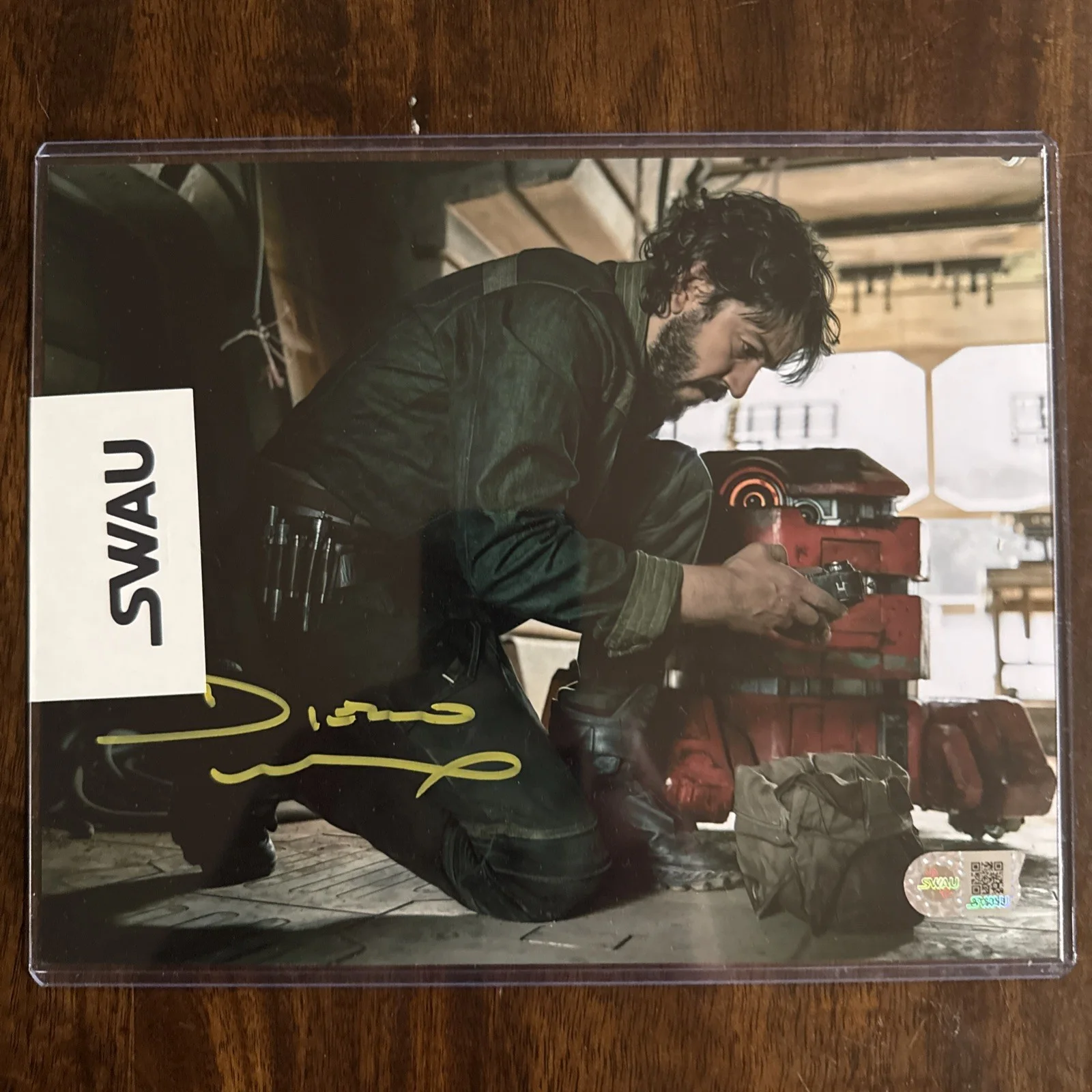 Diego Luna — Signed Diego Luna Autographed 8"x10" Photo Star Wars Rogue One SWAU COA