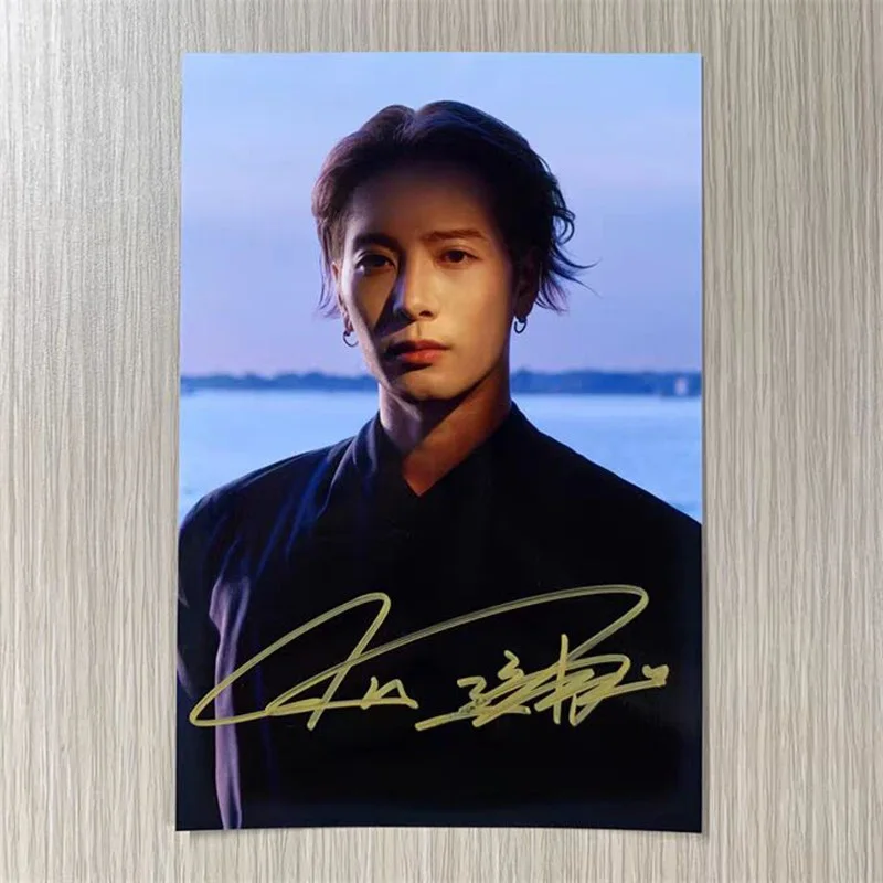 New Jackson Wang 王嘉尔 Autographed Signed Photo Collection, image 4