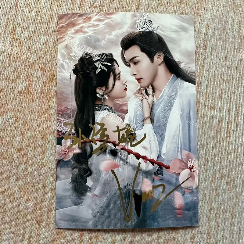 Chinese The Blossoming Love 千朵桃花一世开 Zhang Binbin Autographed Photo Signed Photos, image 4