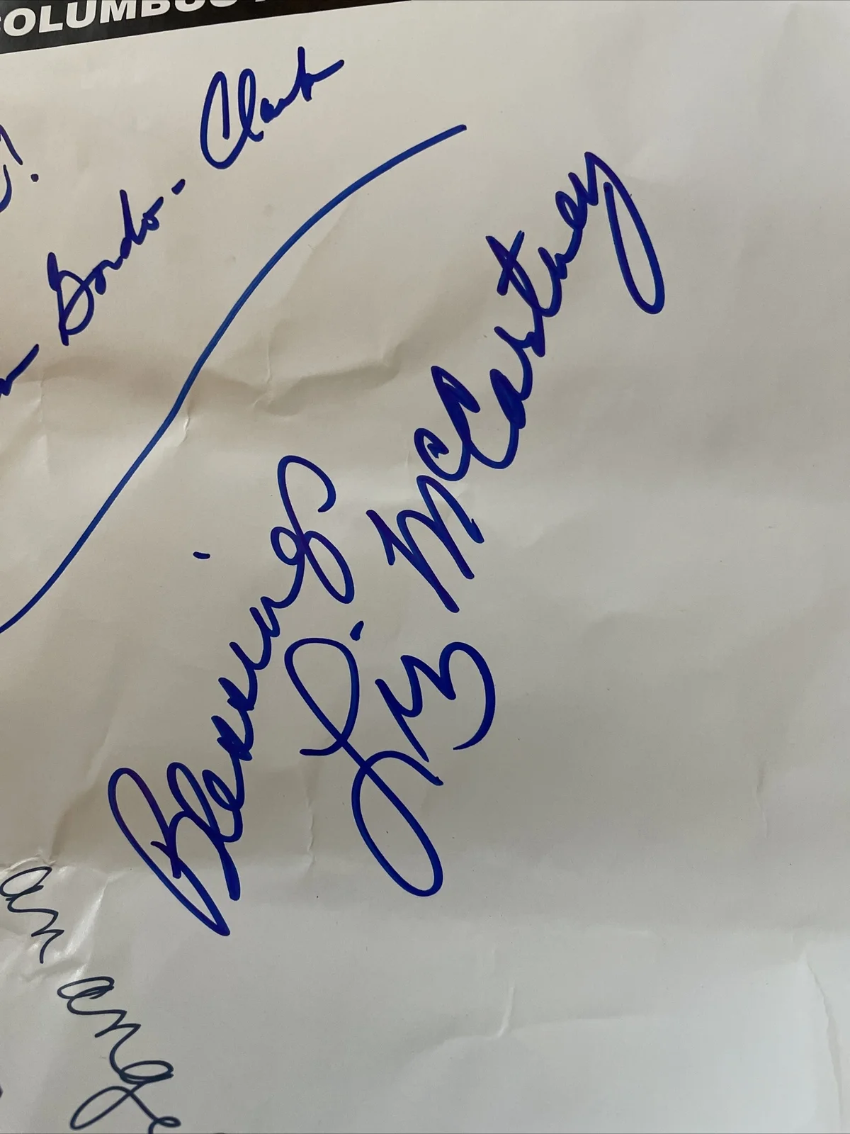 Susan Gordon-Clark/Liz McCartney — Susan Gordon-Clark/Liz McCartney Autographed 1993 Special DailyNews, image 3