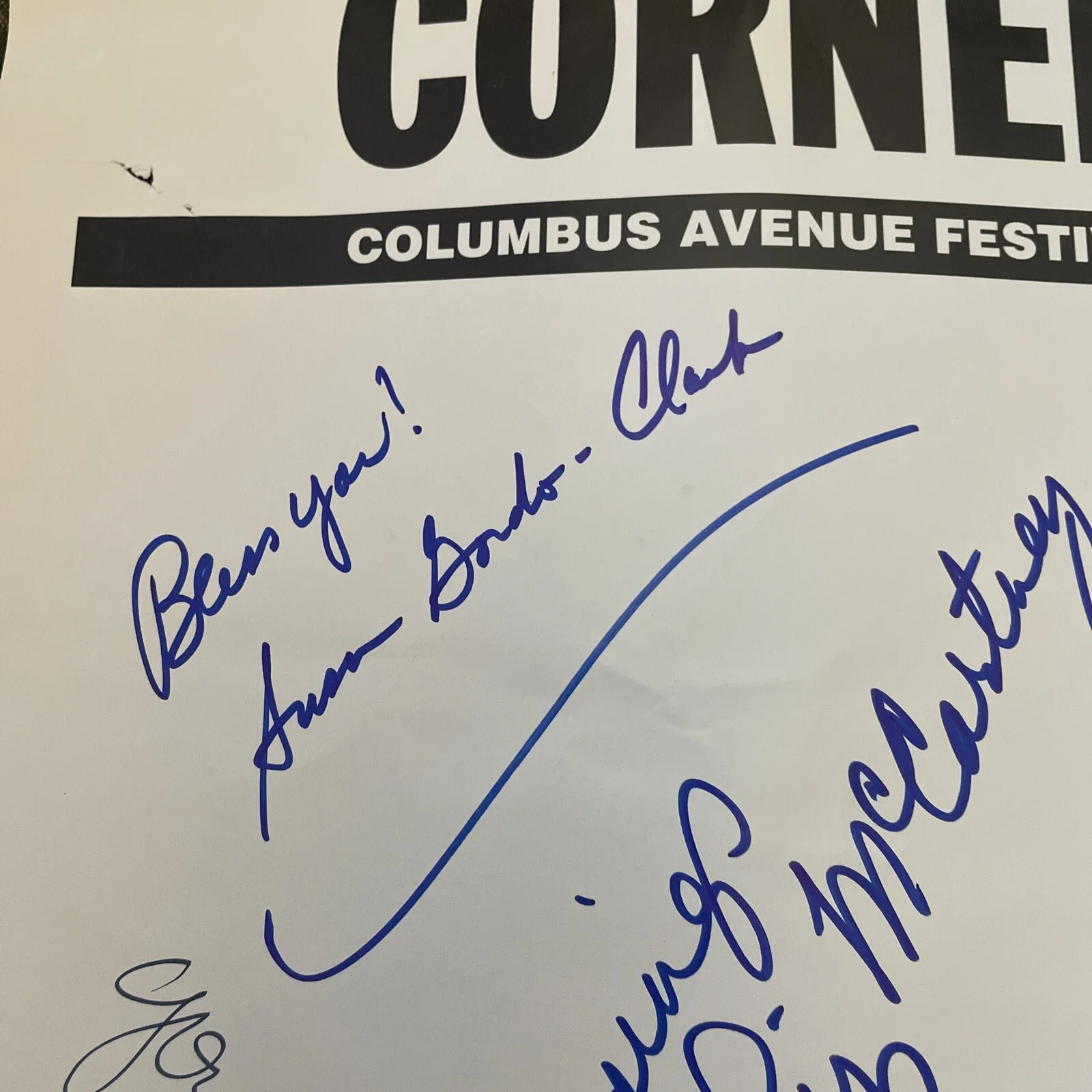 Clark/McCartney — Susan Gordo-Clark & Liz McCartney Autographed 1993 Special Daily News, изображение 2