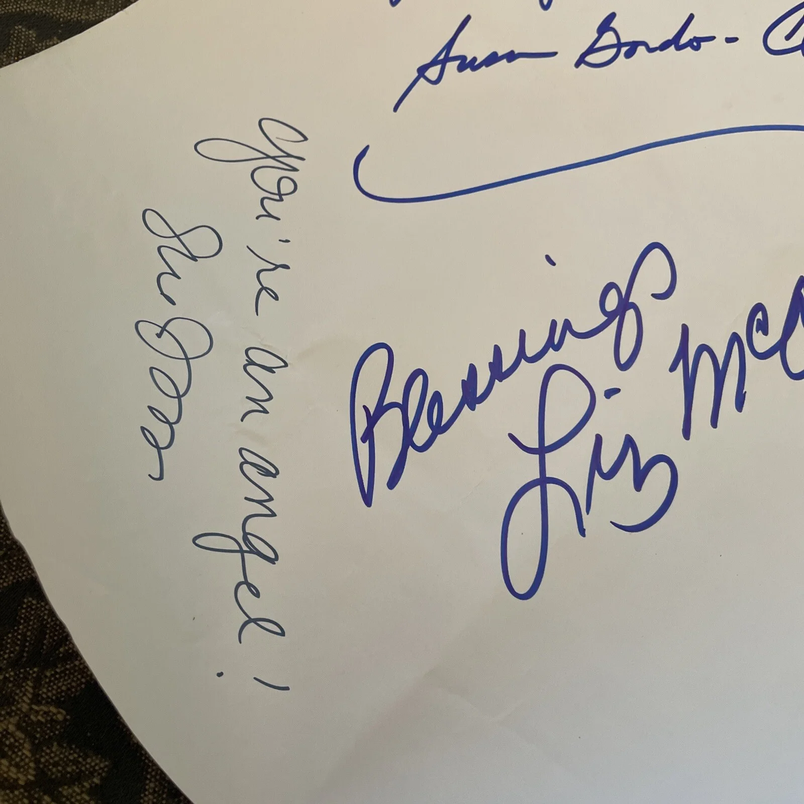 Clark/McCartney — Susan Gordo-Clark & Liz McCartney Autographed 1993 Special Daily News, изображение 4