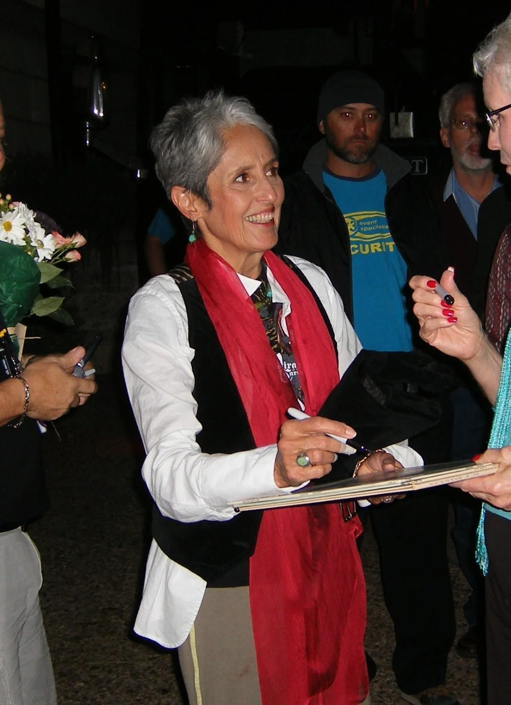JOAN BAEZ signed poster Proof COA autograph, image 2