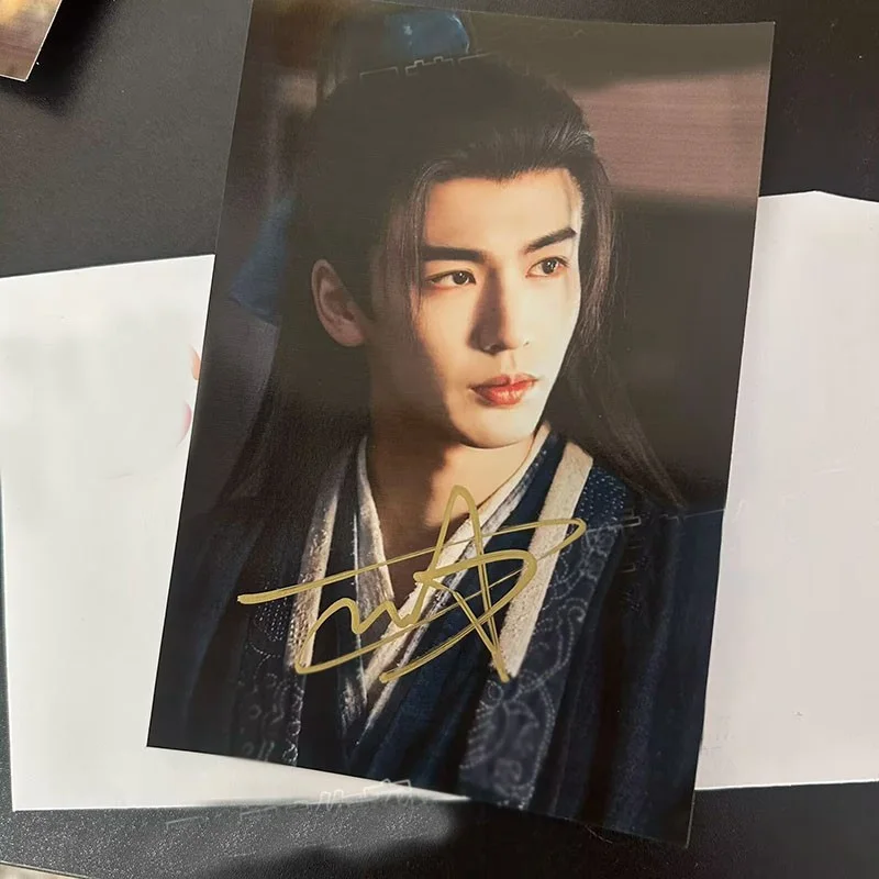Zhu Yu 逐玉 Zhang Linghe Autographed Signed Photos Card, изображение 3