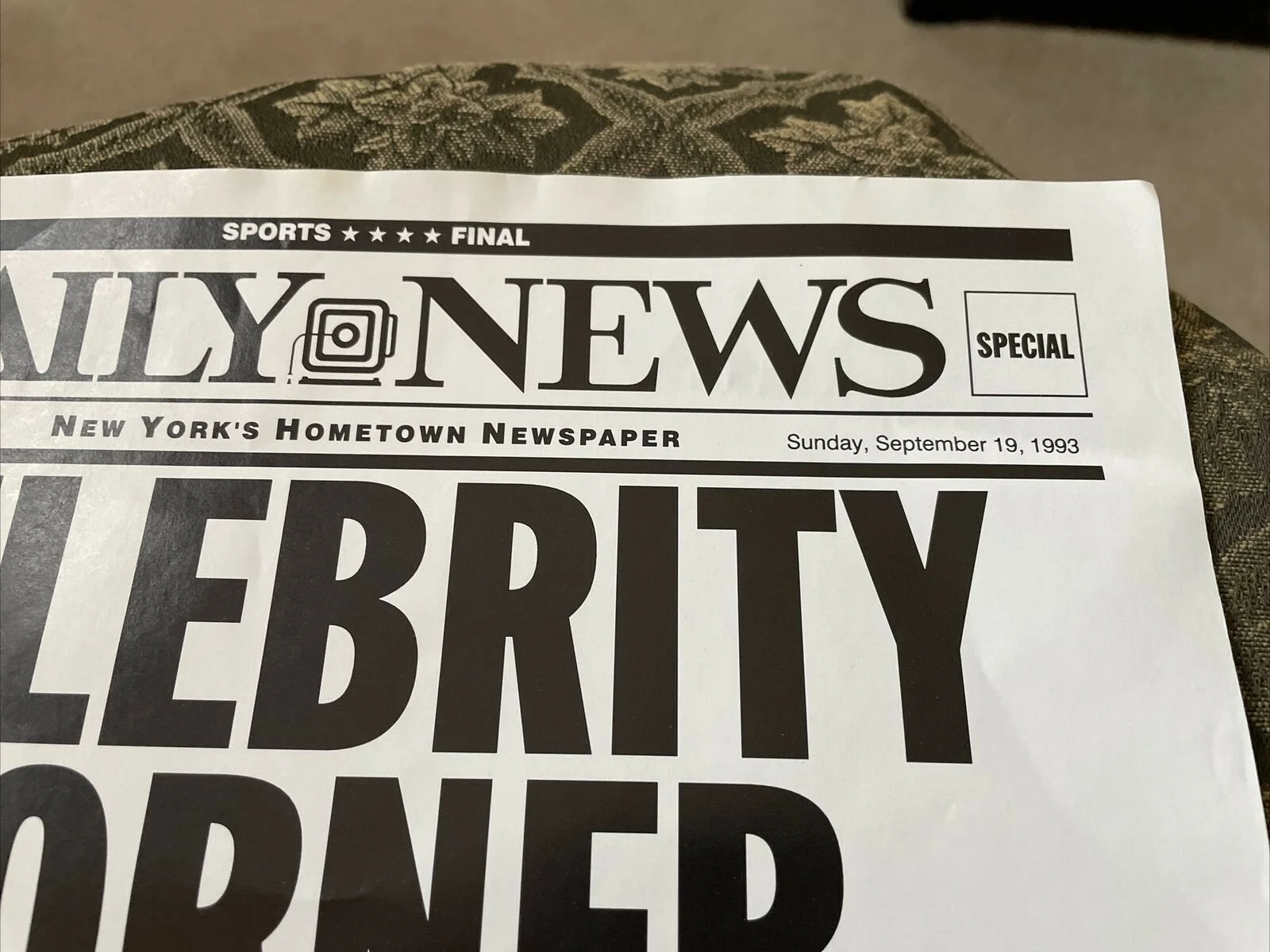 Sylvia Miles — Sylvia Miles Actress Autographed 1993 Special Daily News Columbus Ave Festival, изображение 5