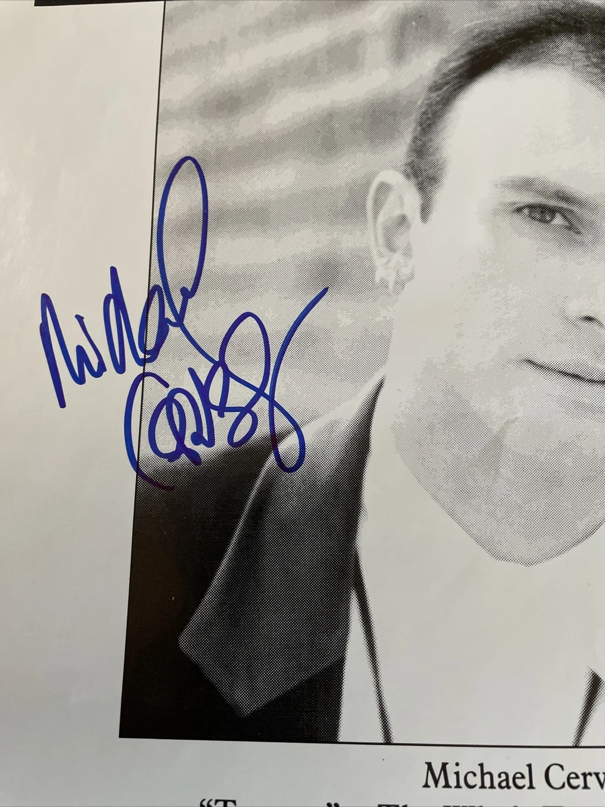 Michael Cerveris — Michael Cerveris Autographed 1993 Special Daily News Columbus Ave. Festival, изображение 4