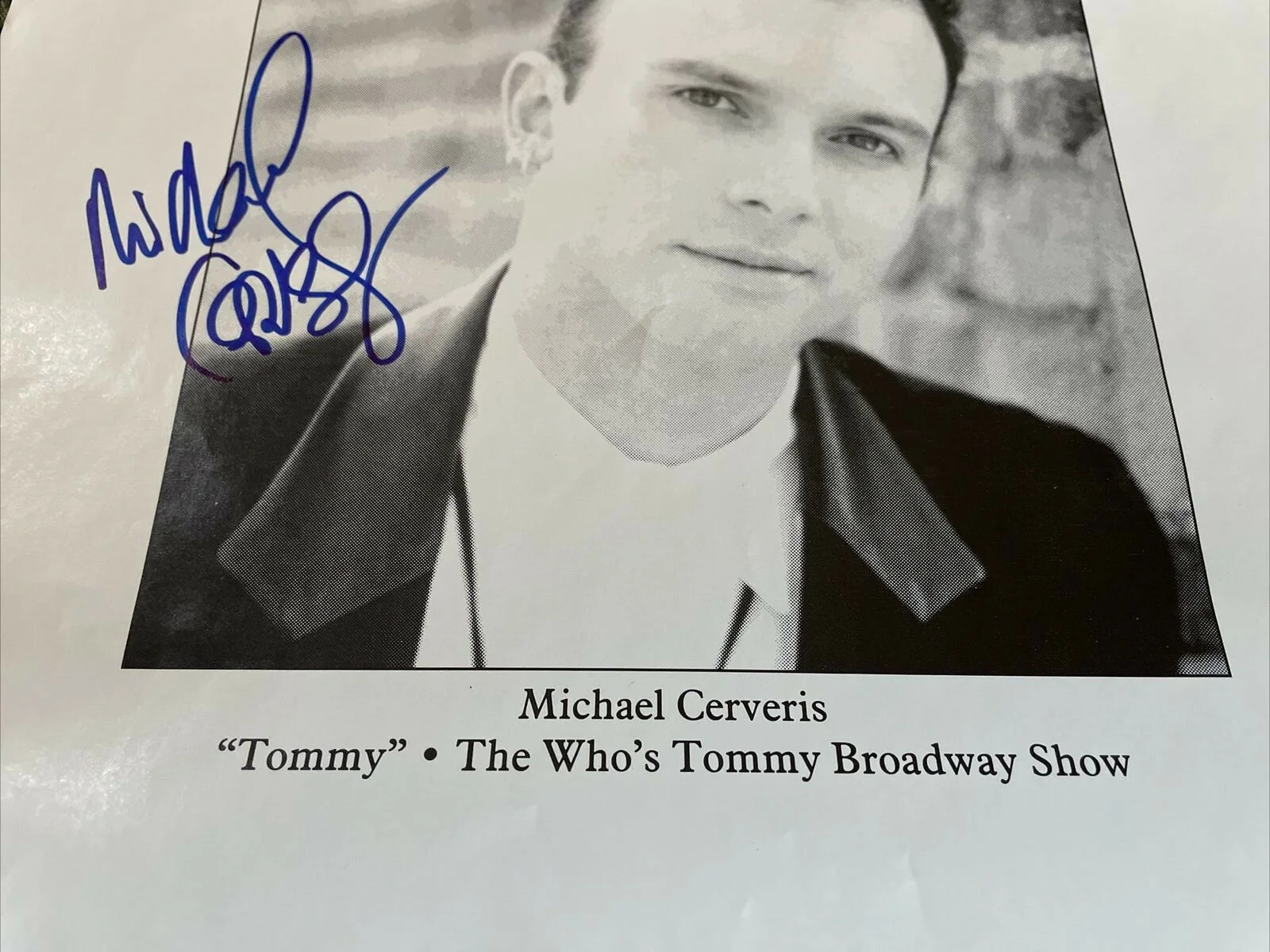 Michael Cerveris — Michael Cerveris Autographed 1993 Special Daily News Columbus Ave. Festival, изображение 5