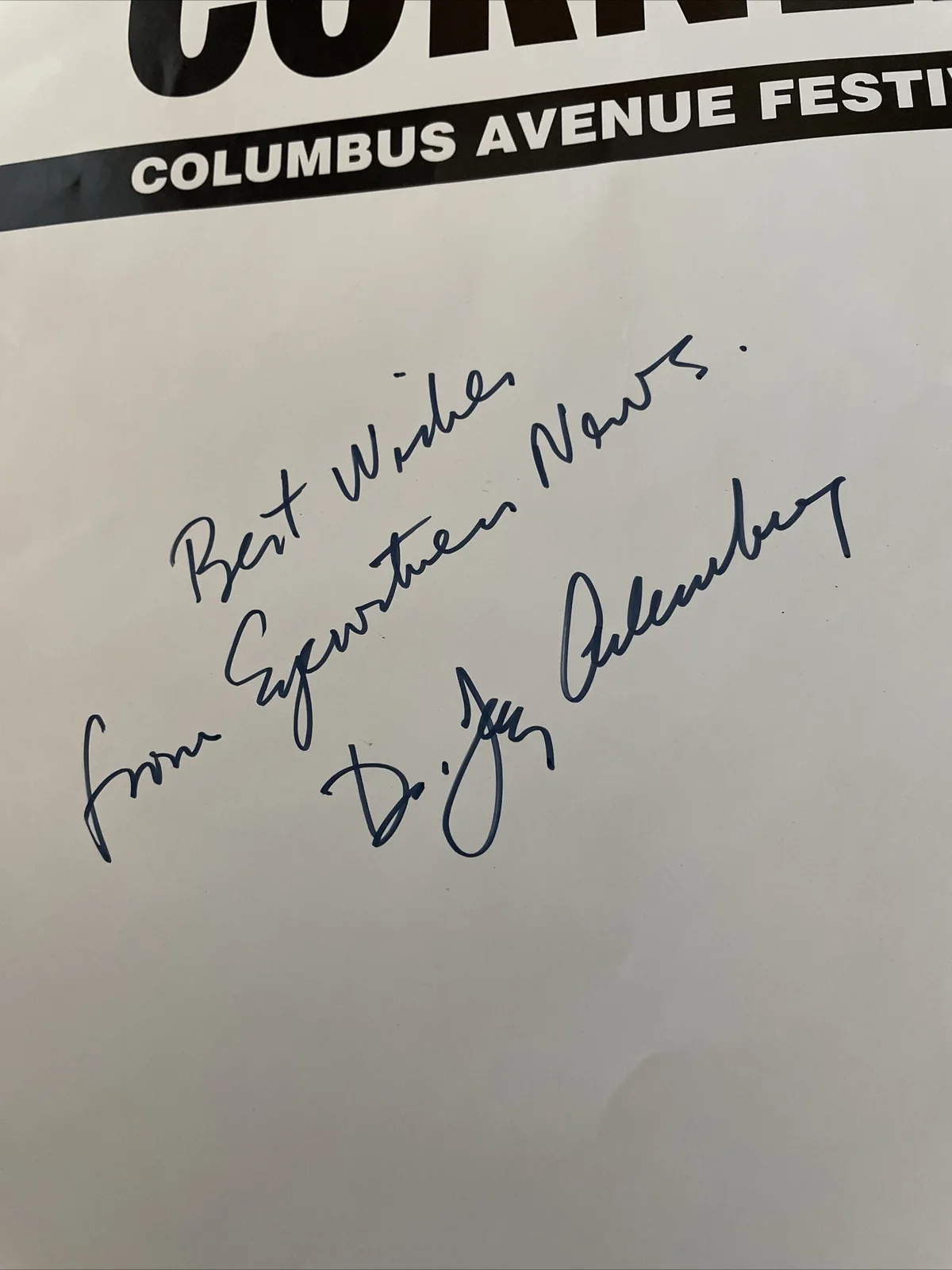 Dr. Jay B. Adlersburg — Dr. Jay B. Adlersburg, Eyewitness News NY Autographed 1993 Special Daily News, изображение 2