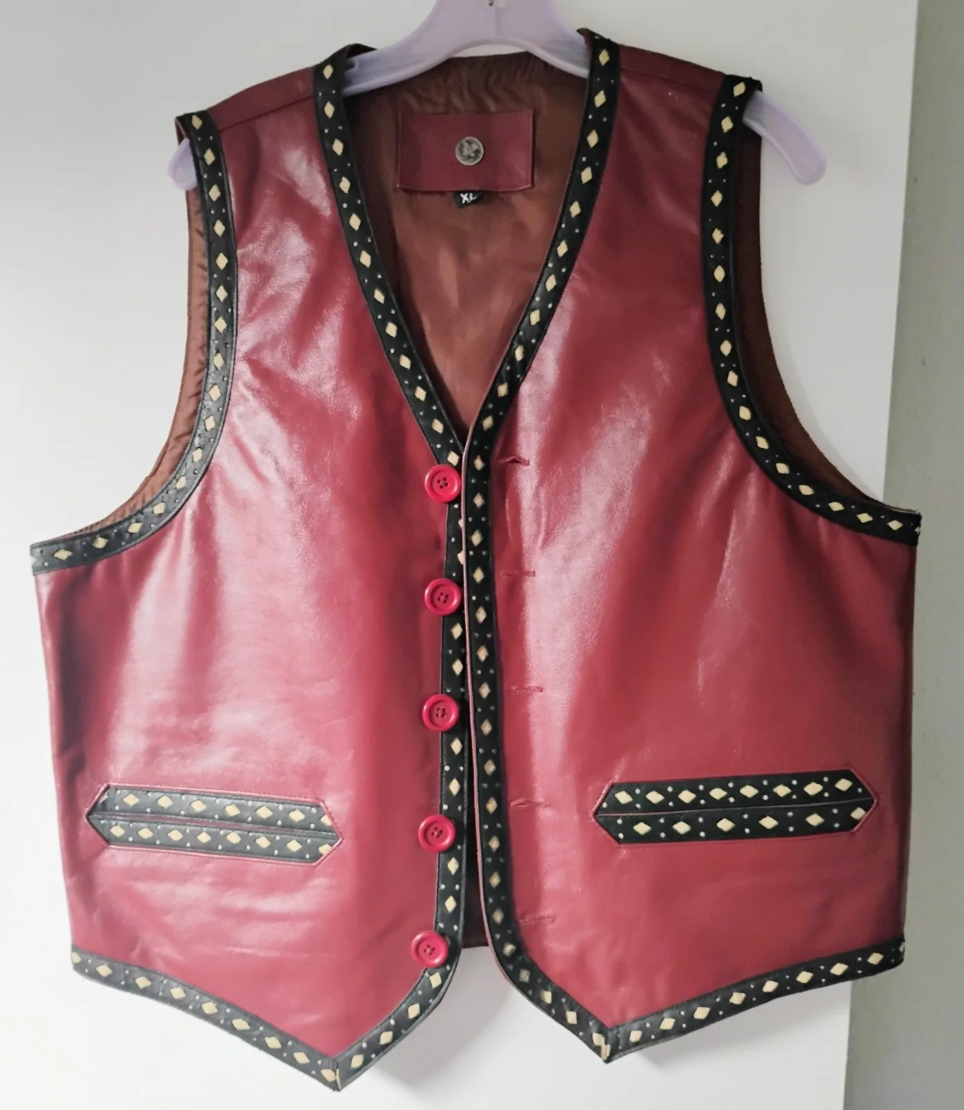 The Warriors Movie XL Leather Vest, изображение 4