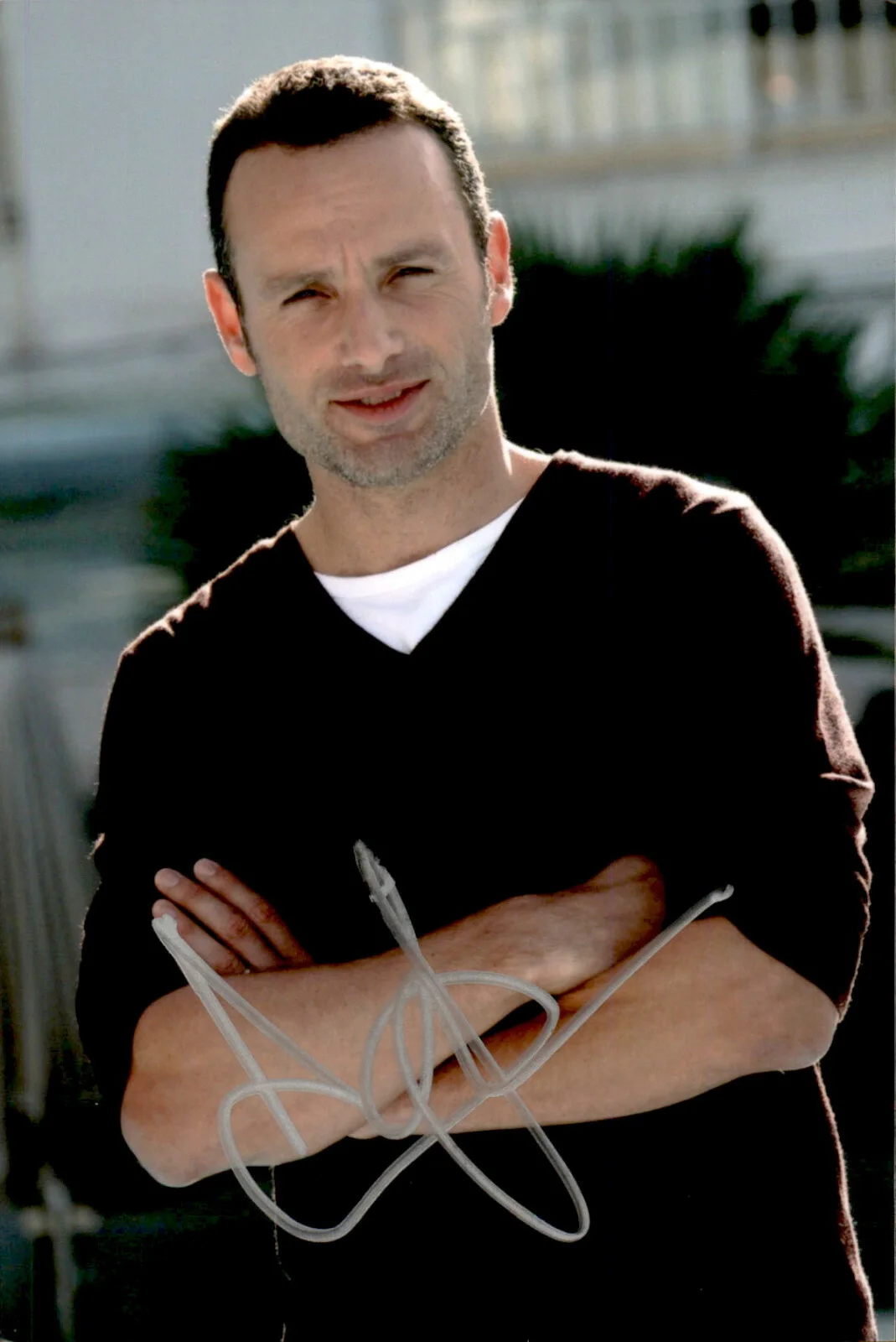 Andrew Lincoln — Andrew Lincoln (Rick) Signed Autographed 4x6 Photo The Walking Dead #2