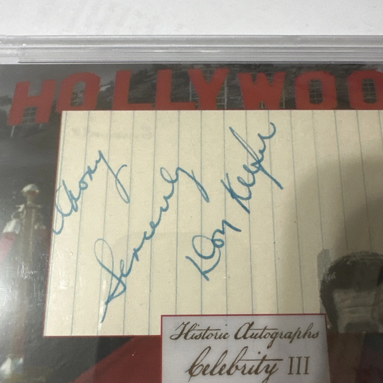 2015 Historic Autographs Don Keefer (Twilight Zone Actor) COA PSA/DNA, image 3