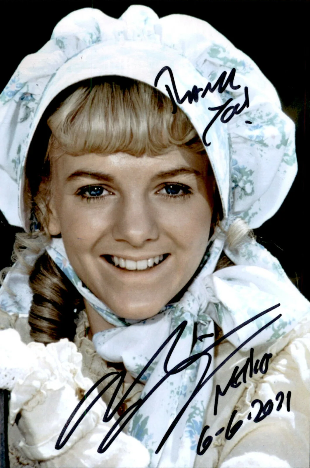Alison Arngrim — Alison Arngrim Signed Autographed 4x6 Photo Little House On The Prairie Nellie 4