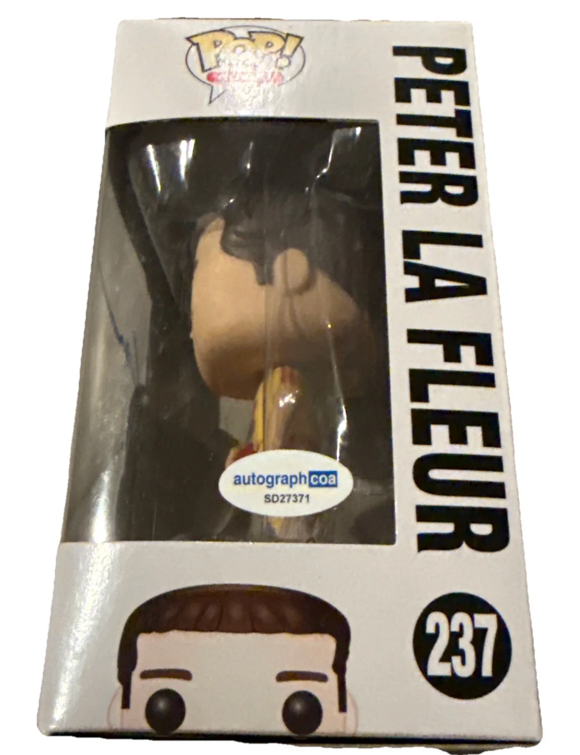 VINCE VAUGHN signed (DodgeBall) Peter La Fleur Funko Pop #237 ACOA SD27371, image 2