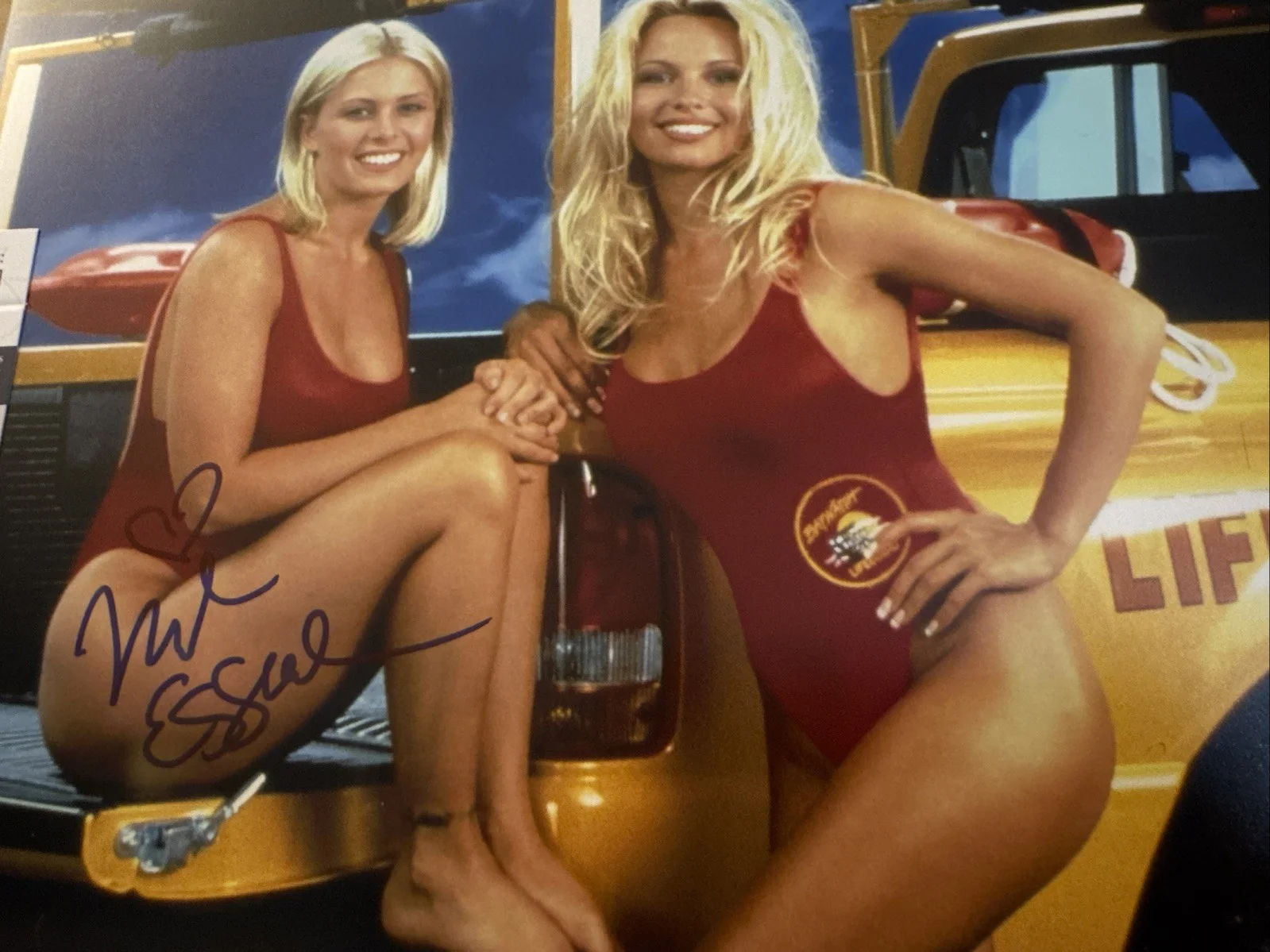 Nicole Eggert — Nicole Eggert Signed 8x10 Baywatch Photo JSA Witnessed COA, image 2