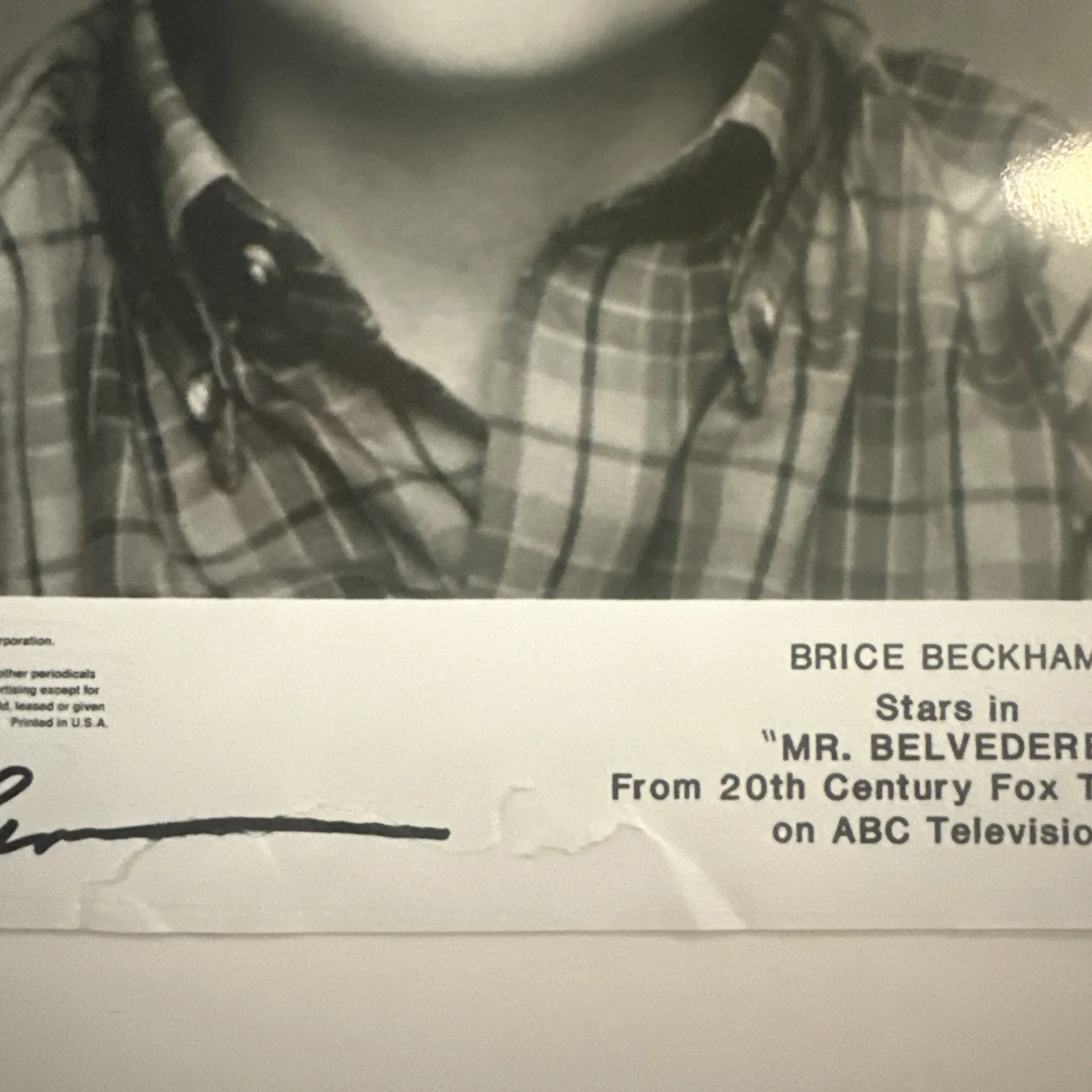 Brice Beckham Mr. Belvedere Autographed 8 X 10 Promo Photo S 20Th Century Fox, изображение 3