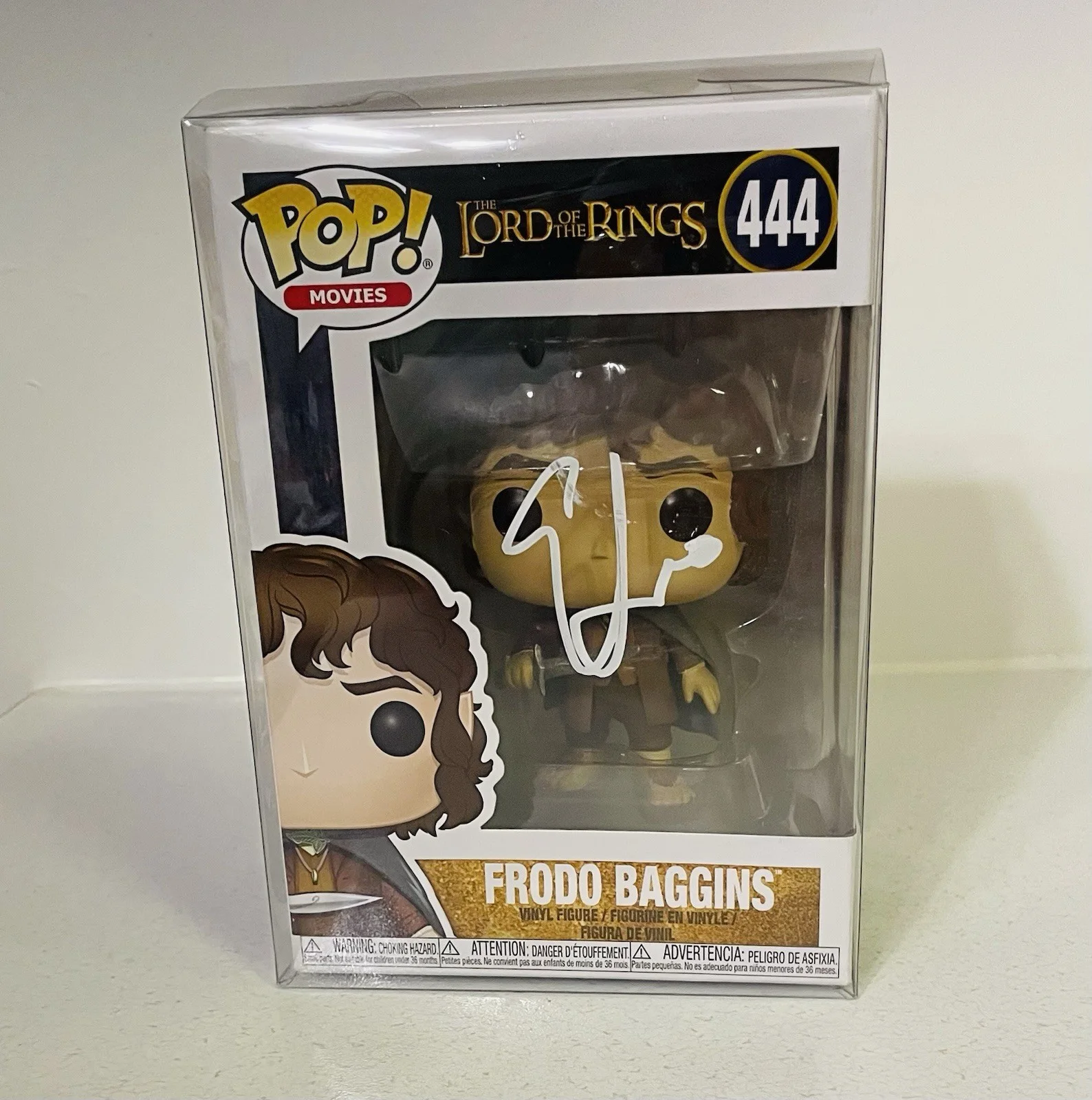 ELIJAH WOOD — ELIJAH WOOD HAND SIGNED AUTOGRAPH "FRODO" LORD OF THE RINGS FUNKO POP