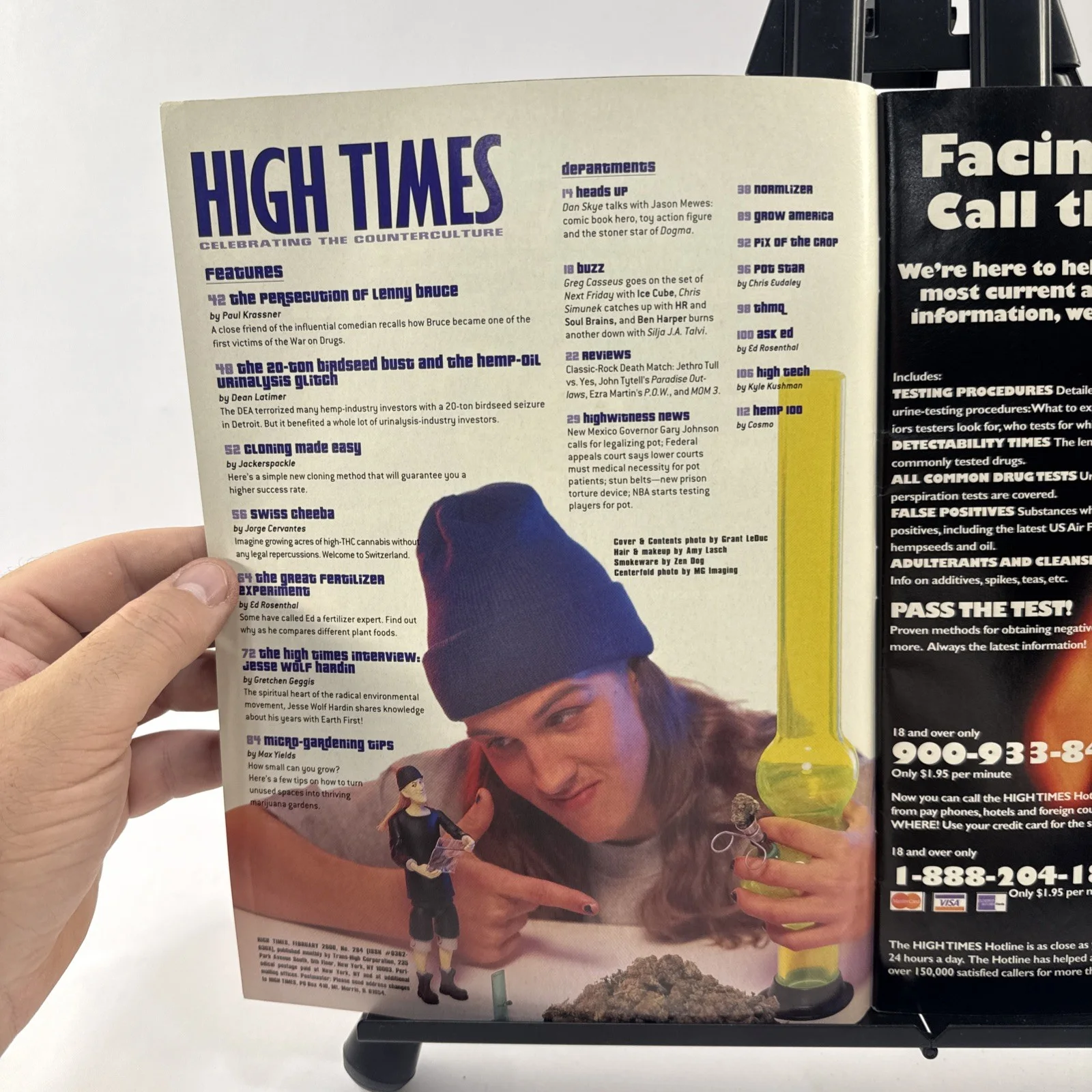 Signed Jason Mewes High Times Issue February 2000 Autograph Cover Jay Silent Bob, изображение 4