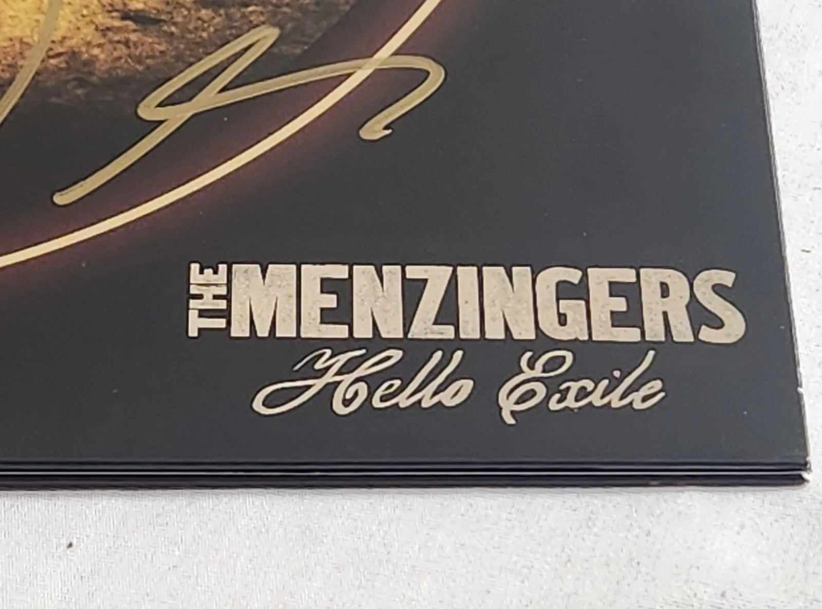 The Menzingers Autographed Hello Exile Sunburst Vinyl LP, image 2
