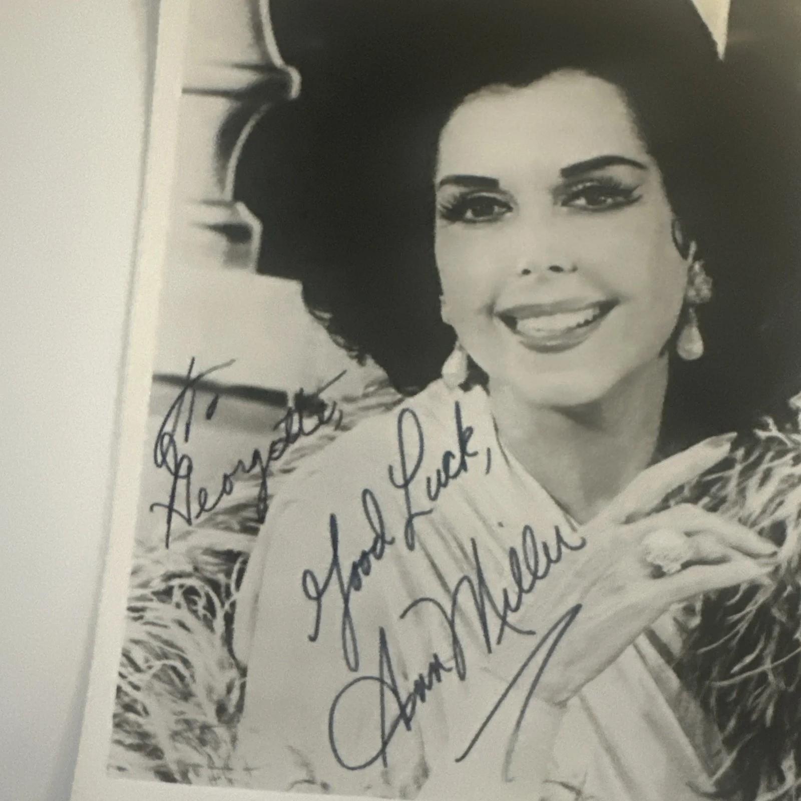 Anne Miller Autographed Hand Signed 8 X 10 Photo American Dancer And Actress, image 2