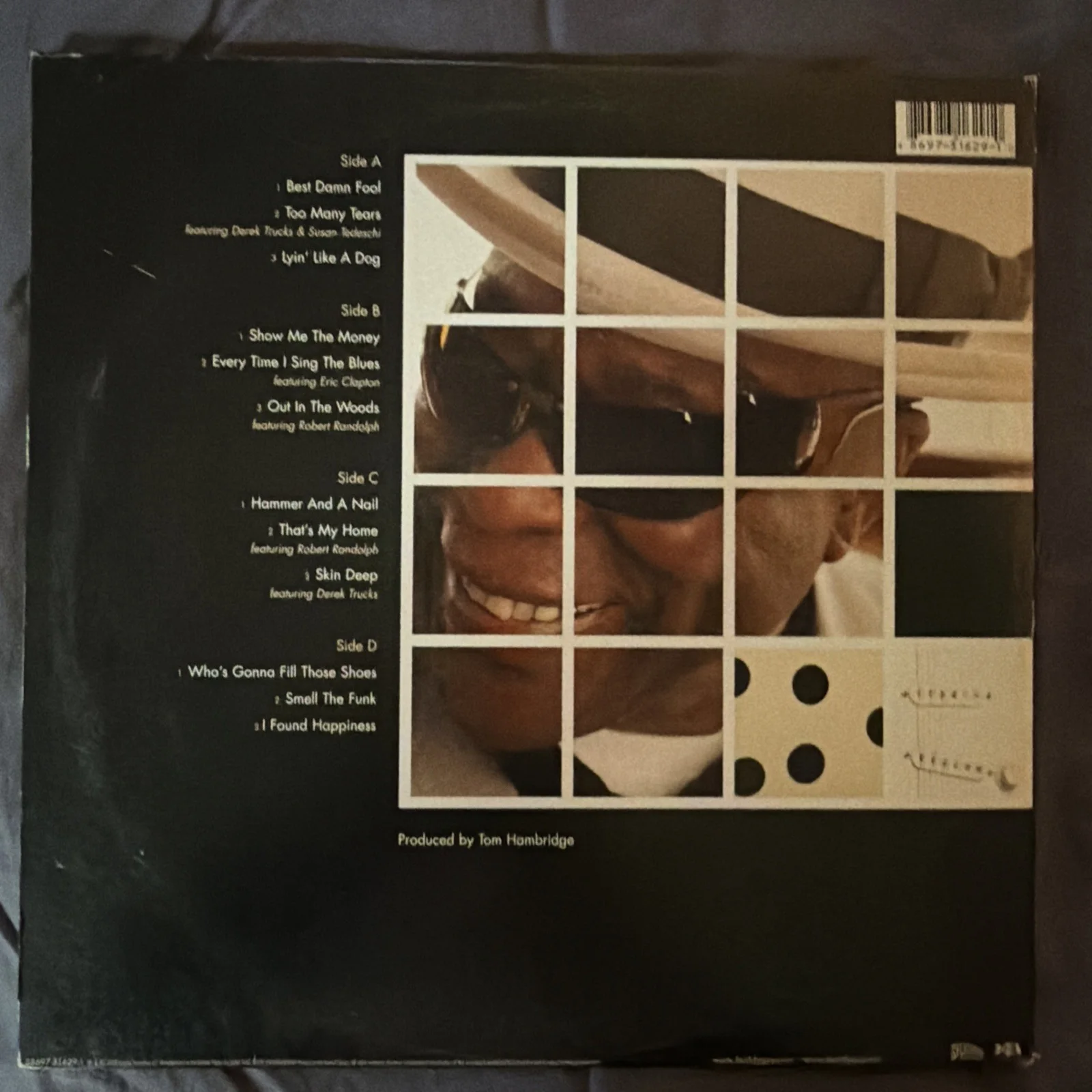 BUDDY GUY Signed RECORD "SKIN DEEP" ‘08’ RARE! Chicago Blues EX 2 records., image 3