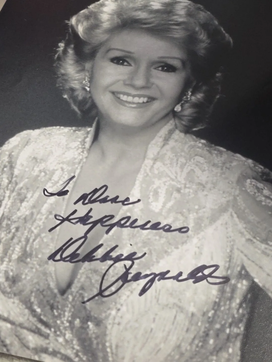 Movie TV Actress Debbie Reynolds Autograph Signed 8x10 Photo, изображение 2